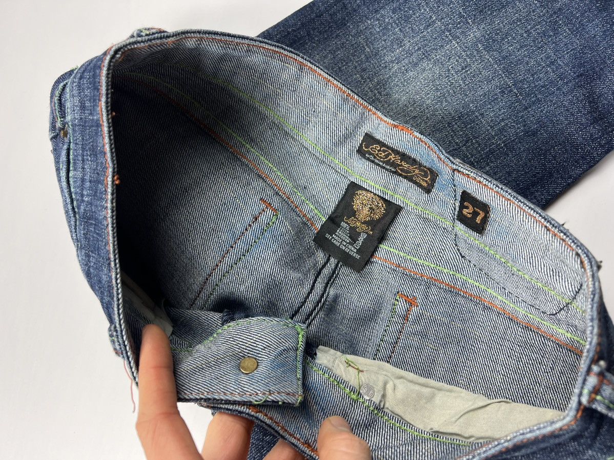 Christian Audigier Vintage Ed Hardy Big Logo Jeans Size 27 Size 27" / US 4 / IT 40 - 6 Thumbnail