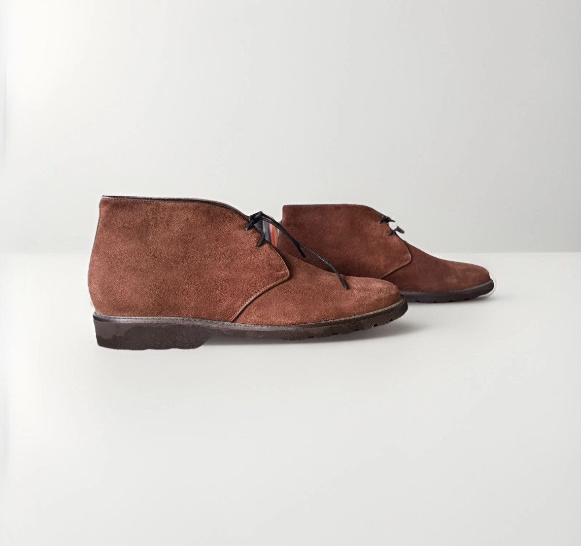 Bruno Magli Bruno Magli Suede Chukka Boots – Italy – Rust Brown – 11 Size US 11 / EU 44 - 4 Thumbnail