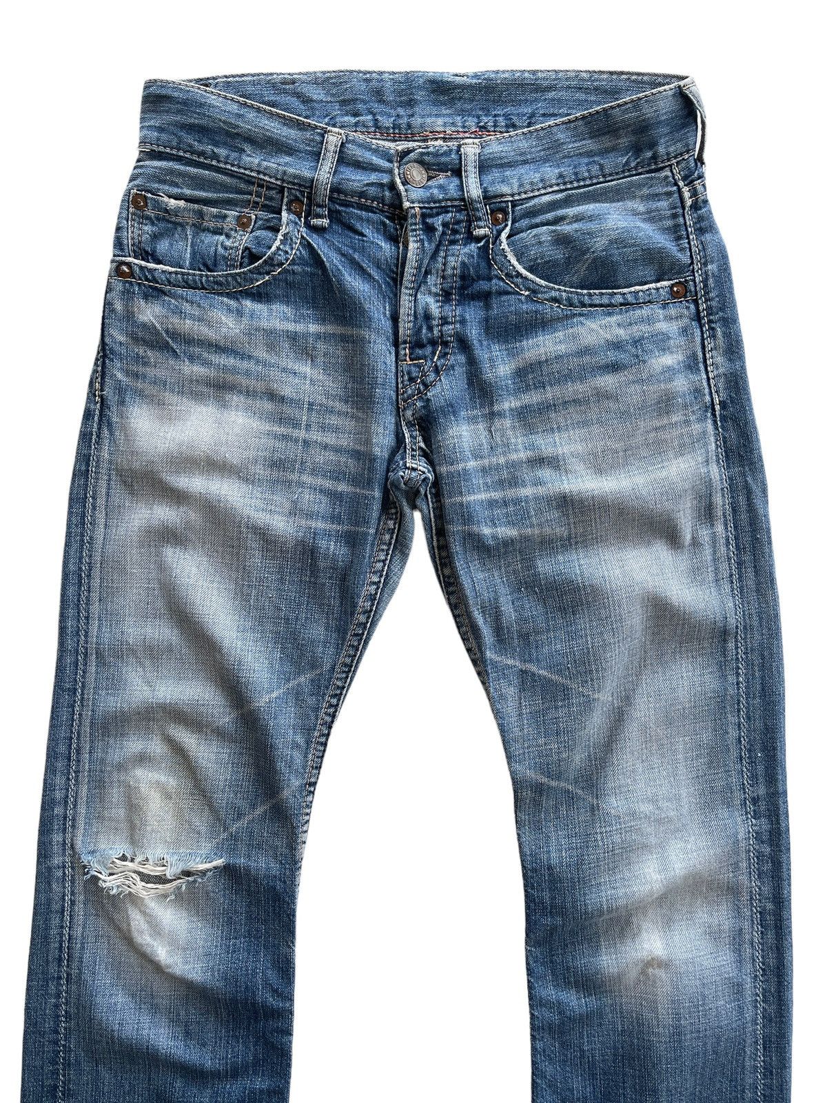 Japanese Brand Domingo Japan Distressed Denim Size US 28 / EU 44 - 6 Thumbnail