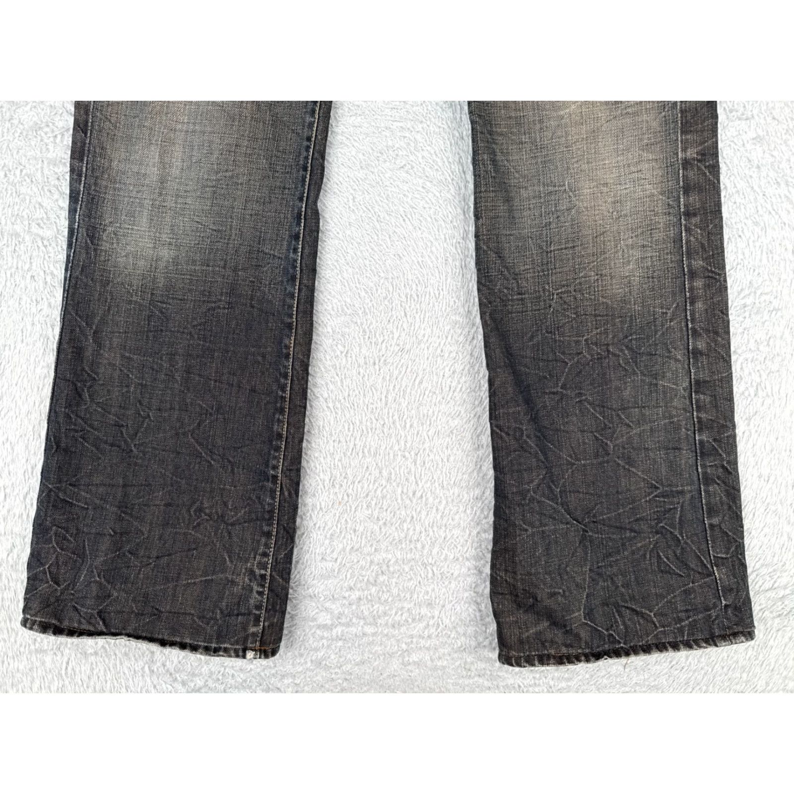 7 For All Mankind 7 For All Mankind Jeans Womens Bootcut Jeans Blue Denim 28x30 28 Waist 30 Inseam Medium Wash Regular Rise 8.5-10.5 In Stretch Comfort 5-Pocket Design Size 28" / US 6 / IT 42 - 2 Thumbnail