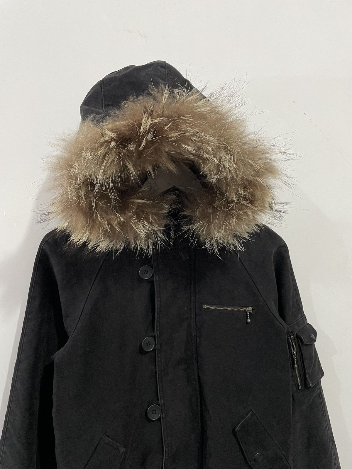 2000s rouge vif Japan faurfuxfur jacket Black Opium style