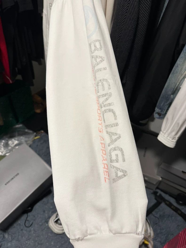 Balenciaga Balenciaga 24ss Surfer White Surfer Hoodie-2506 Size US L / EU 52-54 / 3 - 4 Thumbnail