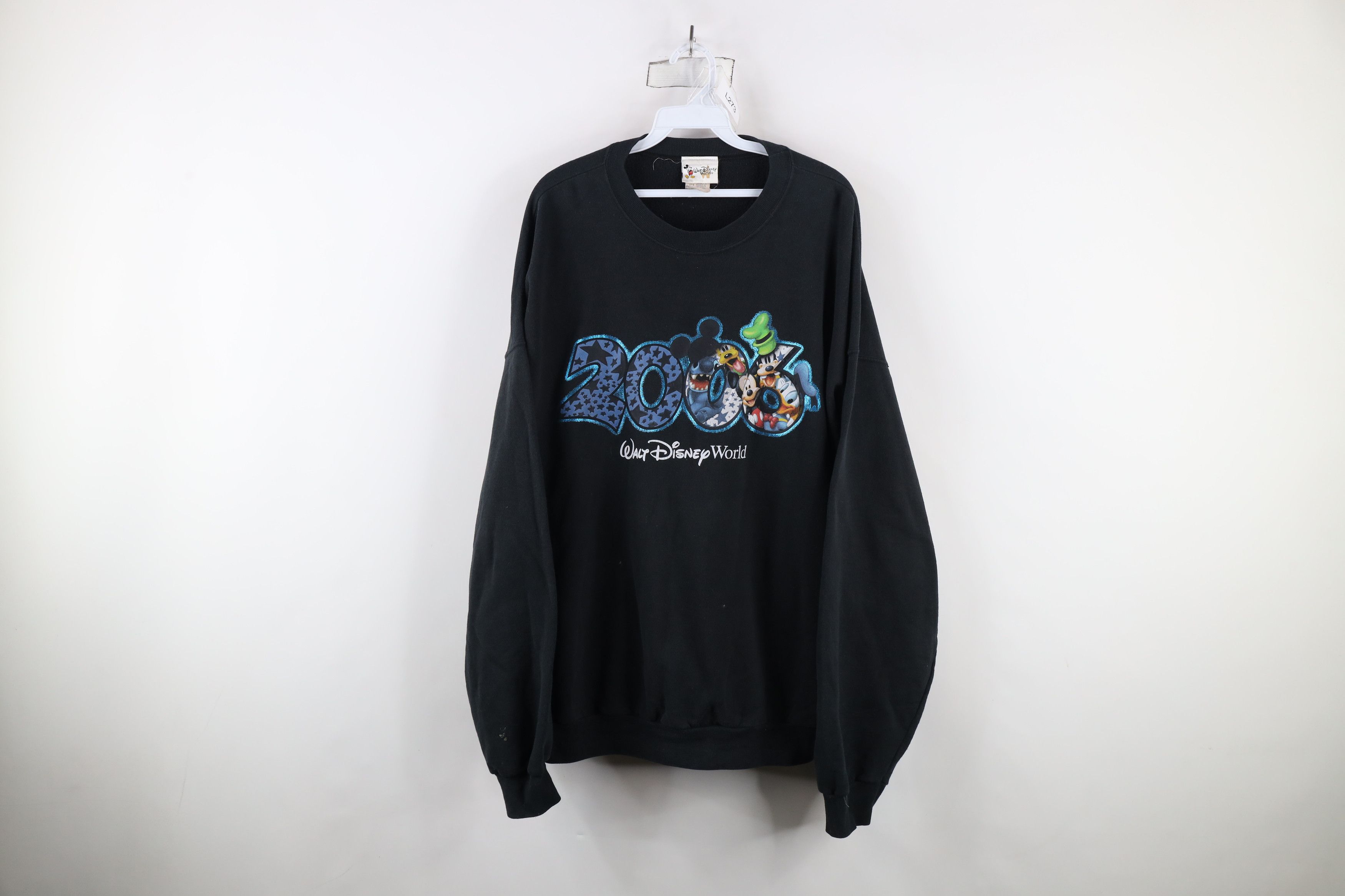 Disney × Vintage Vintage Y2K 2006 Walt Disney World Spell Out Sweatshirt Size US XXL / EU 58 / 5 - 1 Thumbnail