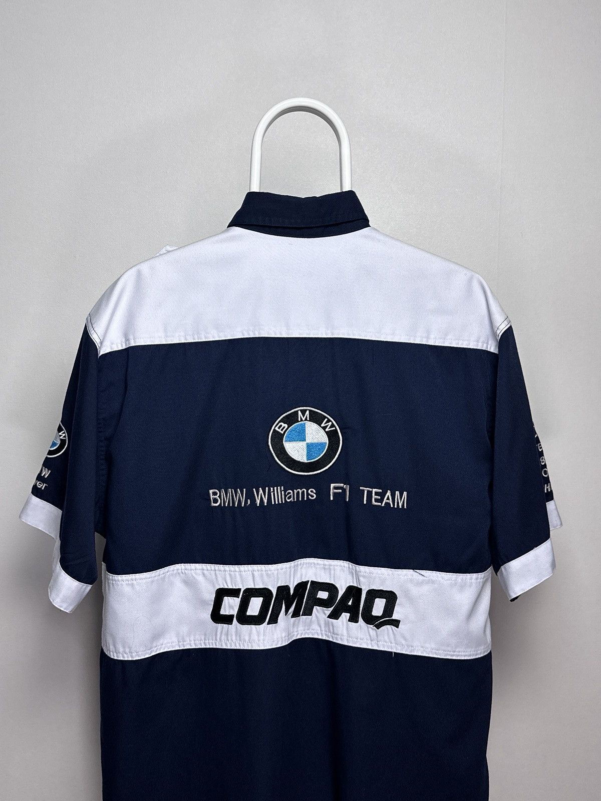 BMW BMW Vintage Williams Team F1 Racing Michelin Shirt Button Up Size US XXL / EU 58 / 5 - 9 Thumbnail
