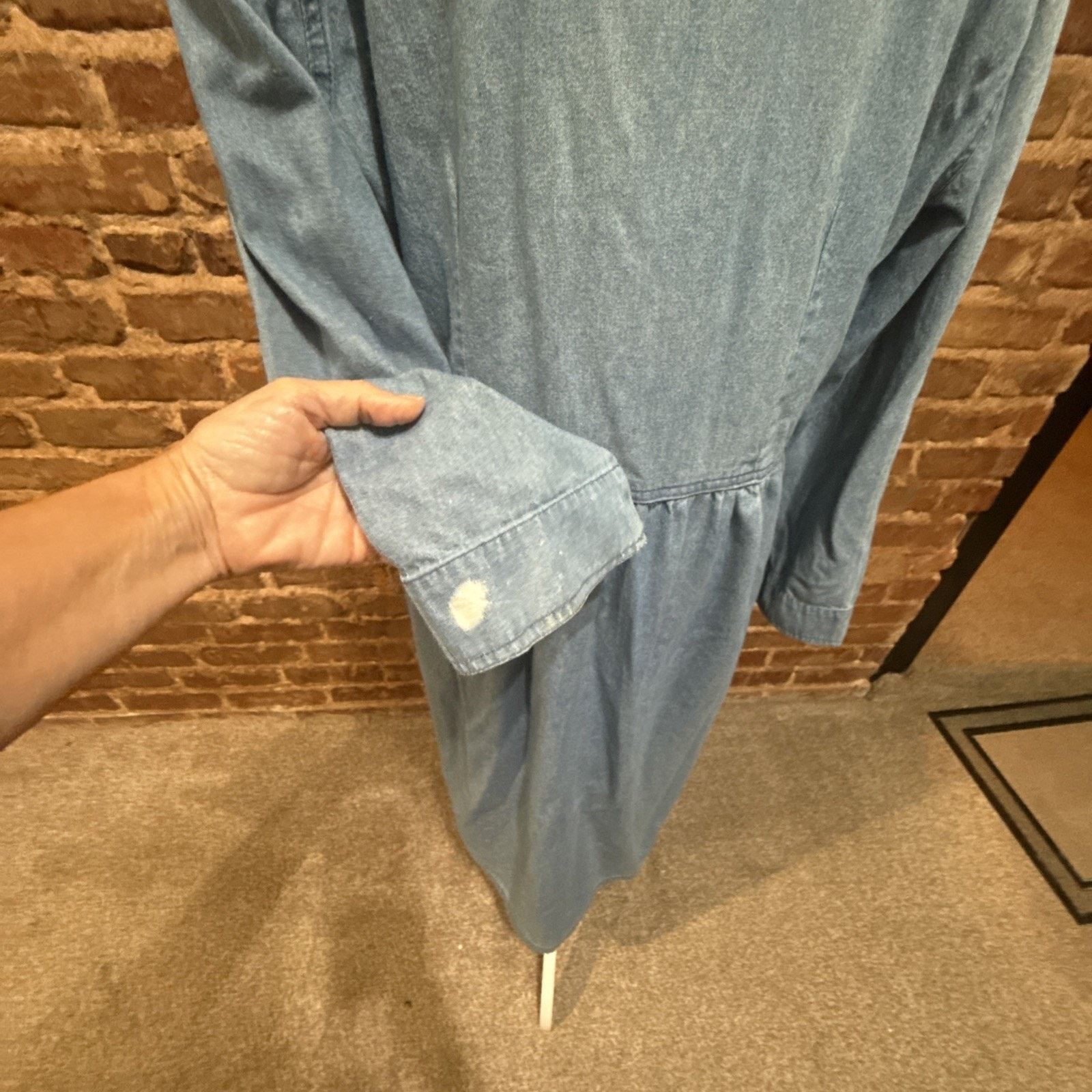 Other Vintage JG Hook Dress Womens Sz 16 Denim Zip Up Long Sleeve Size XXL / US 16-18 / IT 52-54 - 5 Thumbnail