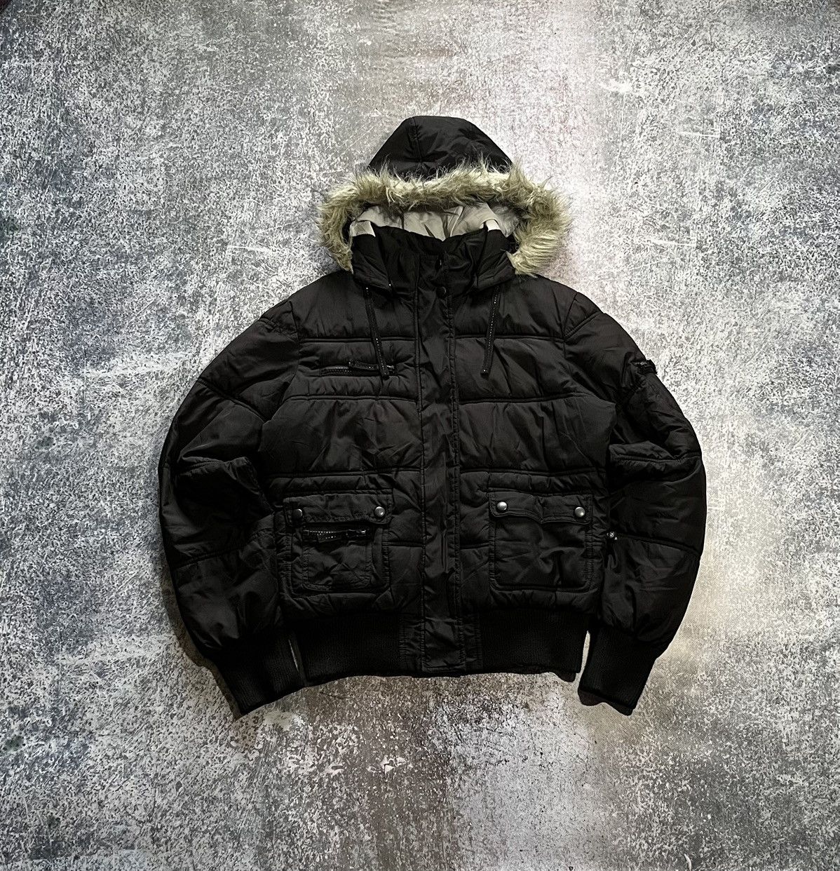 Hysteric Glamour × Undercover Y2k Japanese Hysteric Glamour Vibe faux fur bomber jacket Size US M / EU 48-50 / 2 - 1 Thumbnail