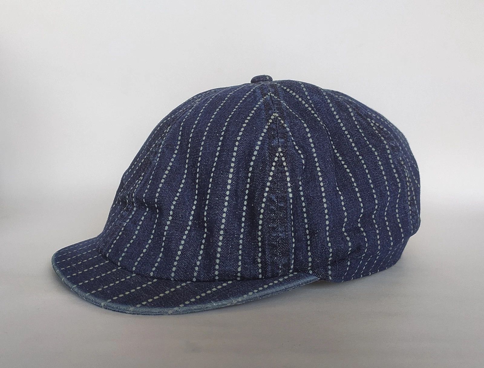 RRL Ralph Lauren DOUBLE RL Cotton-Linen Newsboy Cap T/3029 Size ONE SIZE - 3 Thumbnail