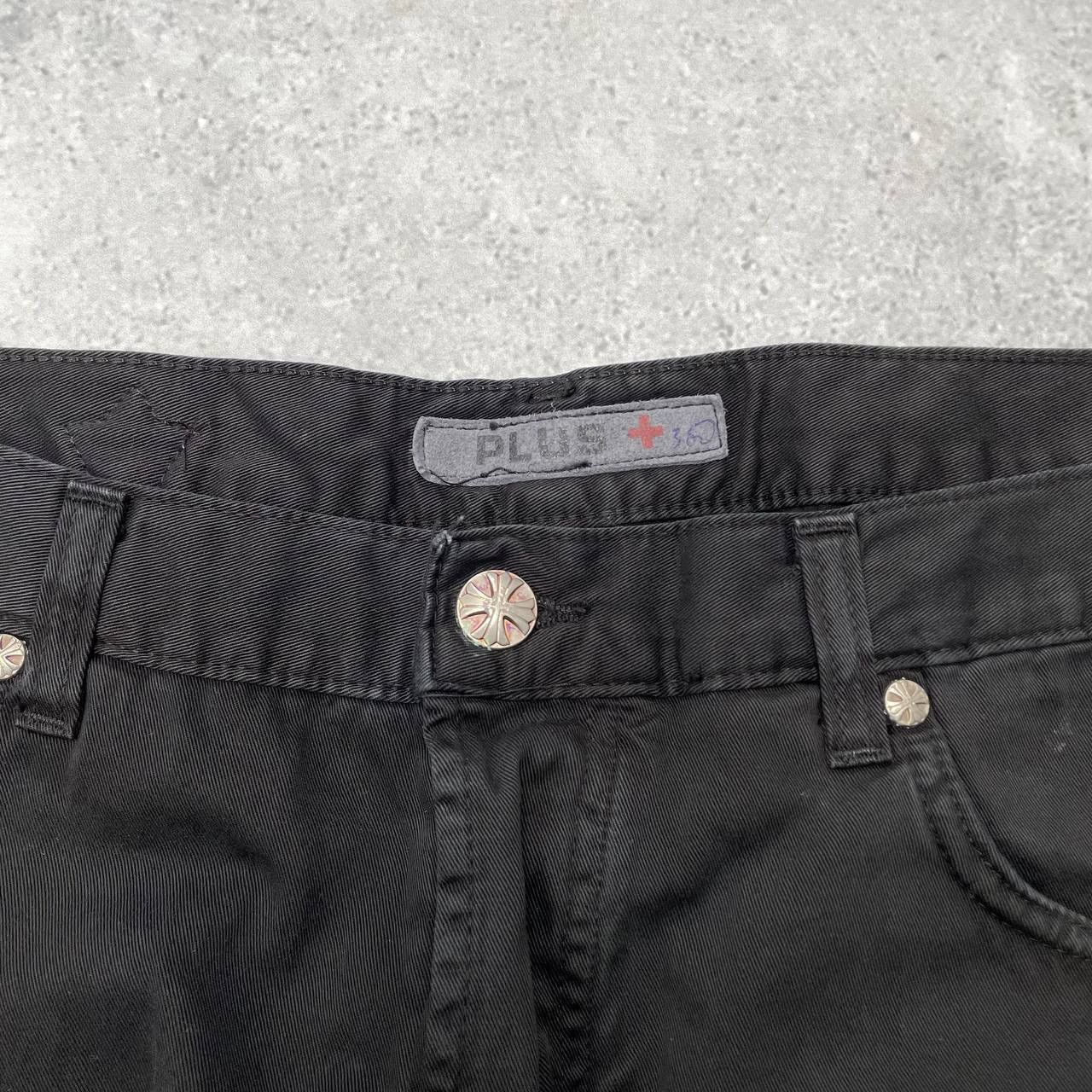 Vintage Vintage 2000s Olis Plus Chrome Cross Style Straight Pants Size US 34 / EU 50 - 6 Thumbnail