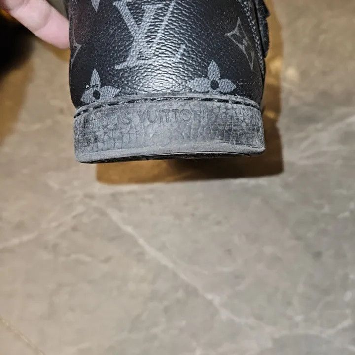 Louis Vuitton Louis Vuitton Black Fashion Sneakers for Men -2508 Size US 6.5 / EU 39-40 - 7 Thumbnail