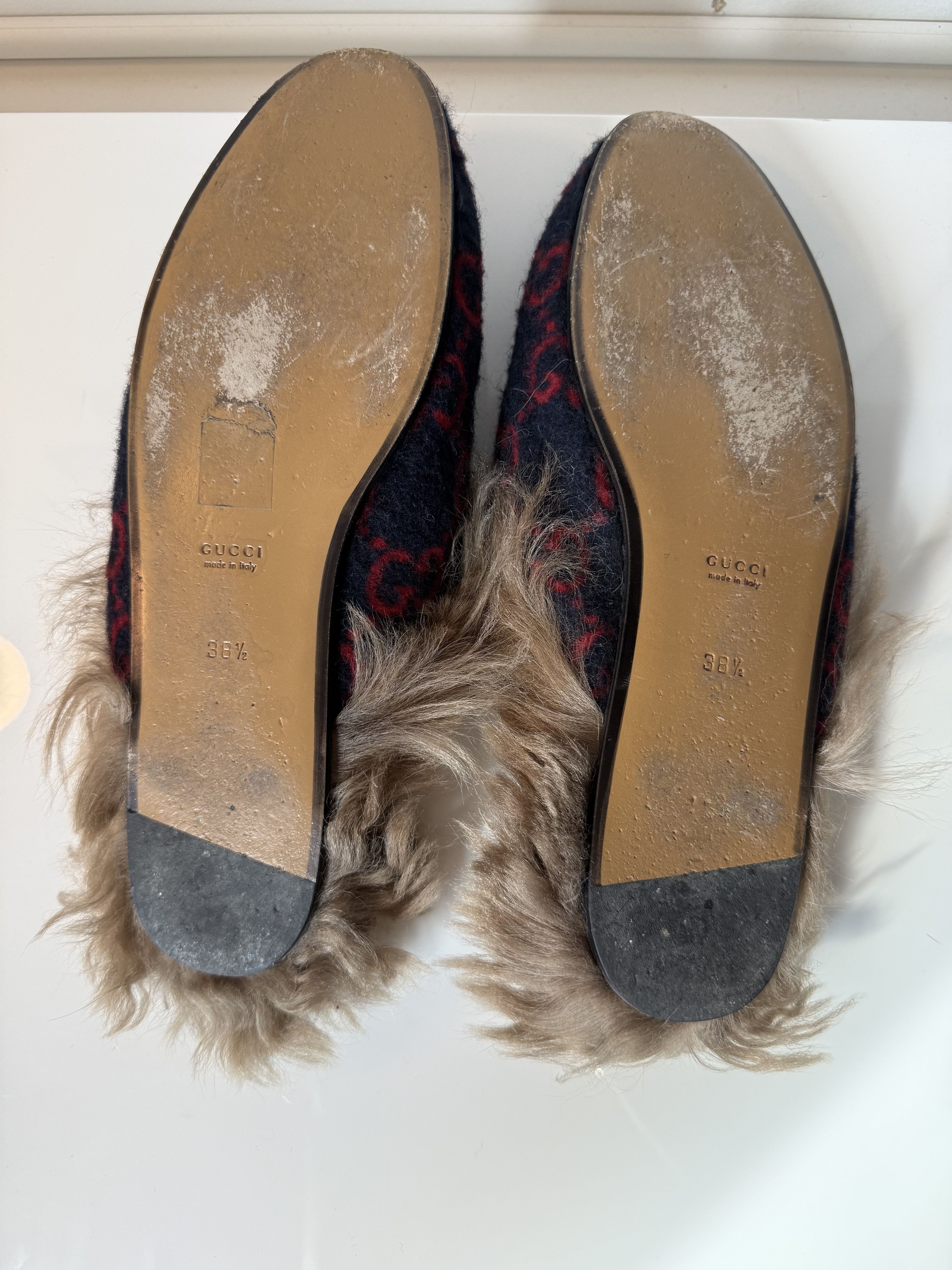 Gucci Gucci Shearling Mules Size US 8.5 / IT 38.5 - 4 Thumbnail