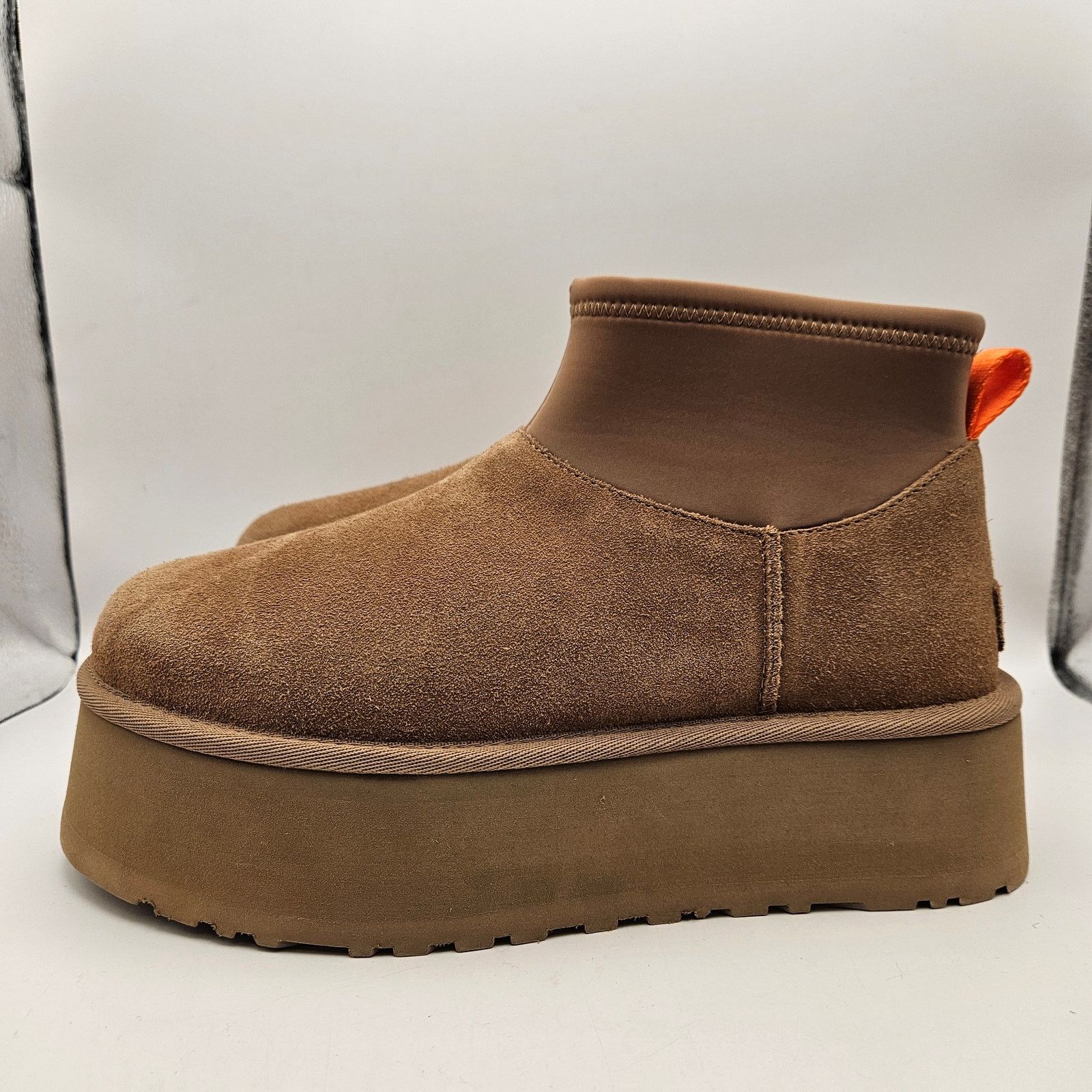 Ugg UGG WOMEN'S 9 PLATFORM MINI BOOTS BROWN SUEDE ULTRA MINI Size US 9 / IT 39 - 2 Thumbnail
