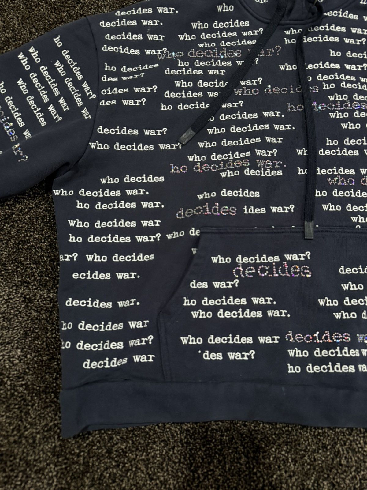 Who Decides War Who Decides War WDW Flared Scripture Dark Blue Hoodie Size US L / EU 52-54 / 3 - 9 Thumbnail