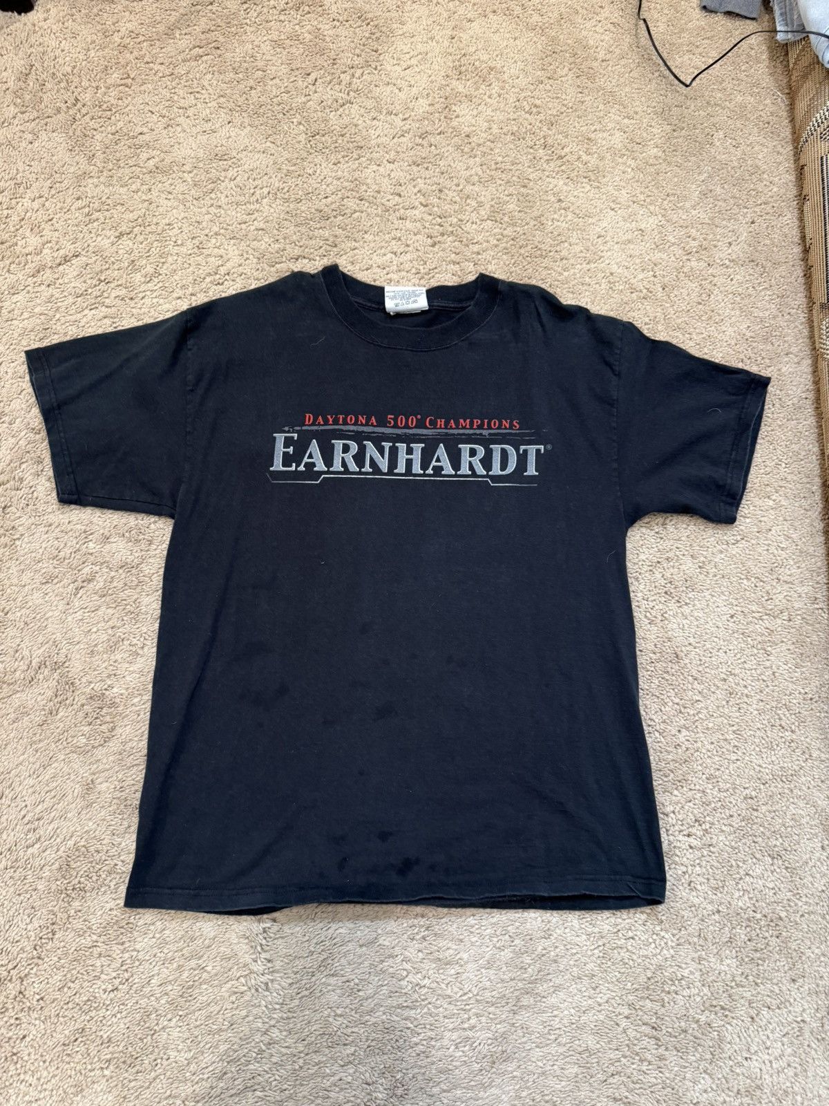 Vintage 2000s Black Medium Vintage Dale Earnhardt Tee Size US M / EU 48-50 / 2 - 1 Thumbnail