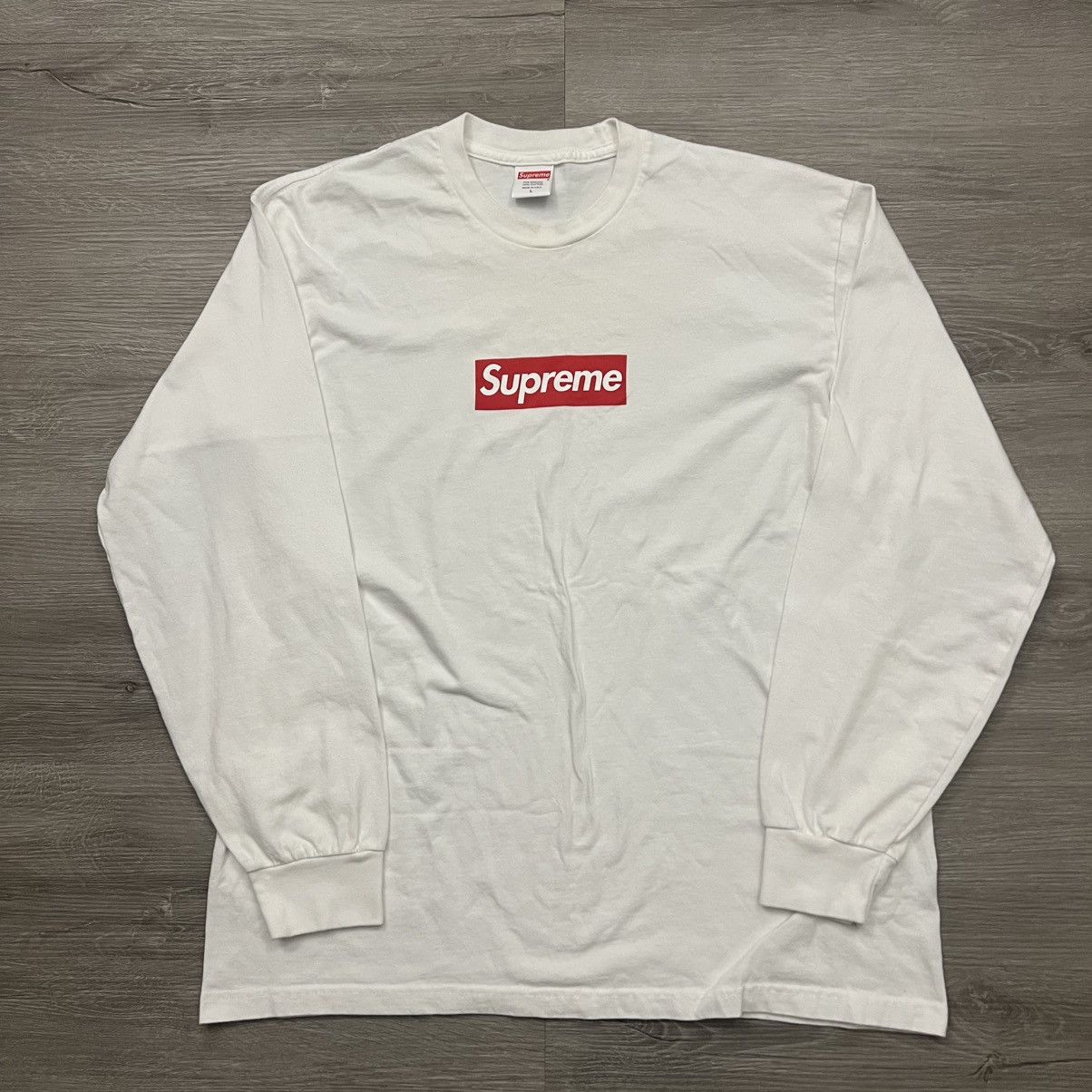 Supreme Supreme Box Logo Longsleeve Tee Size US L / EU 52-54 / 3 - 2 Thumbnail