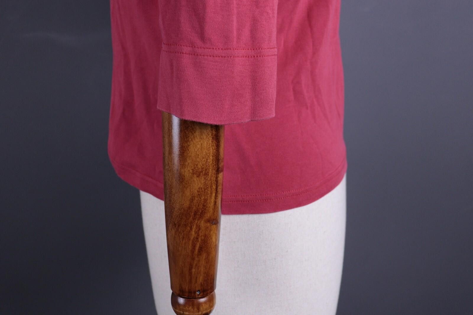 Saint James Saint James Red Long Sleeve Pullover Pockets Overshirt Shirt Size S / US 4 / IT 40 - 8 Thumbnail