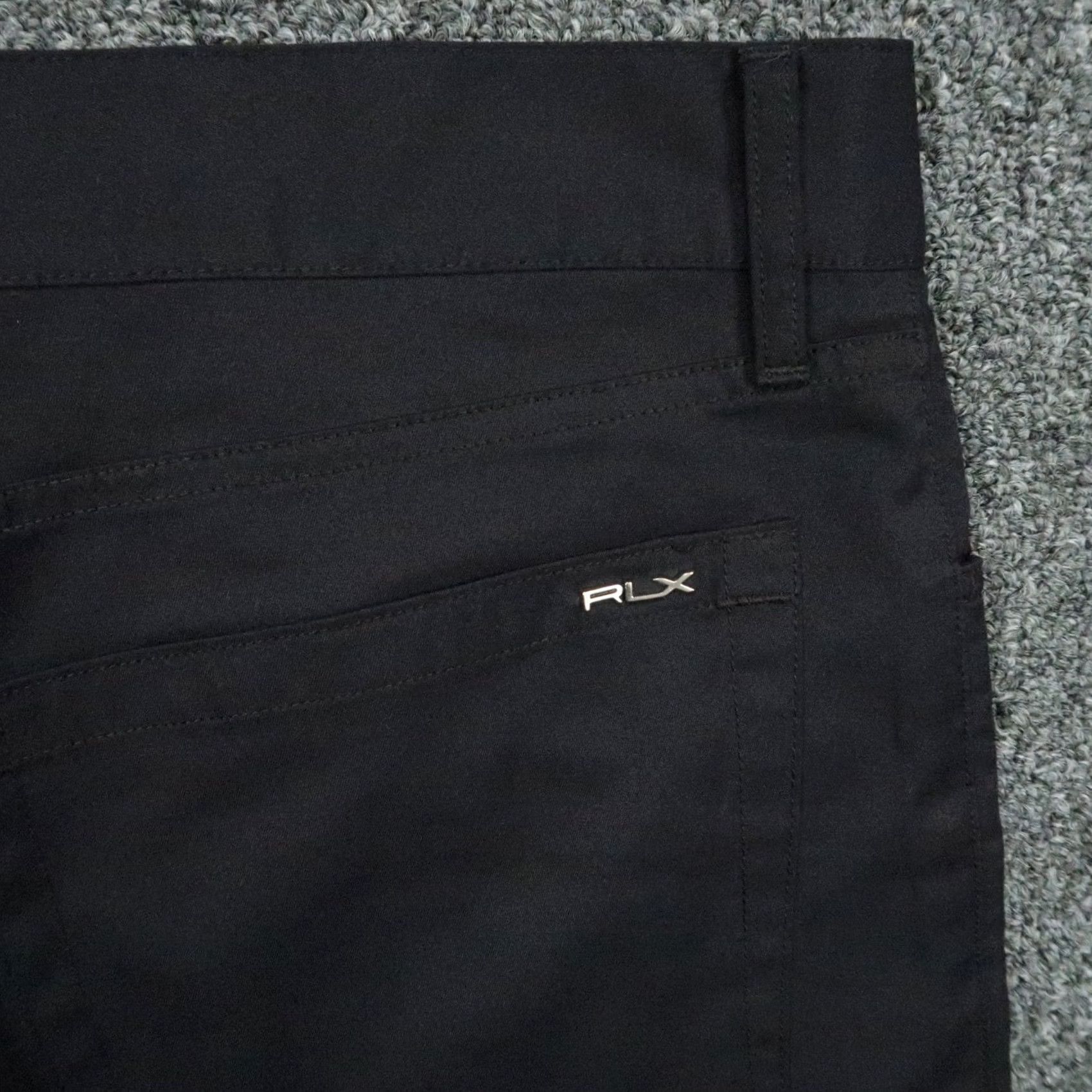 RLX Ralph Lauren Ralph Lauren Pants Mens 31x30 Black Tailored Fit Golf 5 Pocket Trouser Size US 31 - 6 Thumbnail
