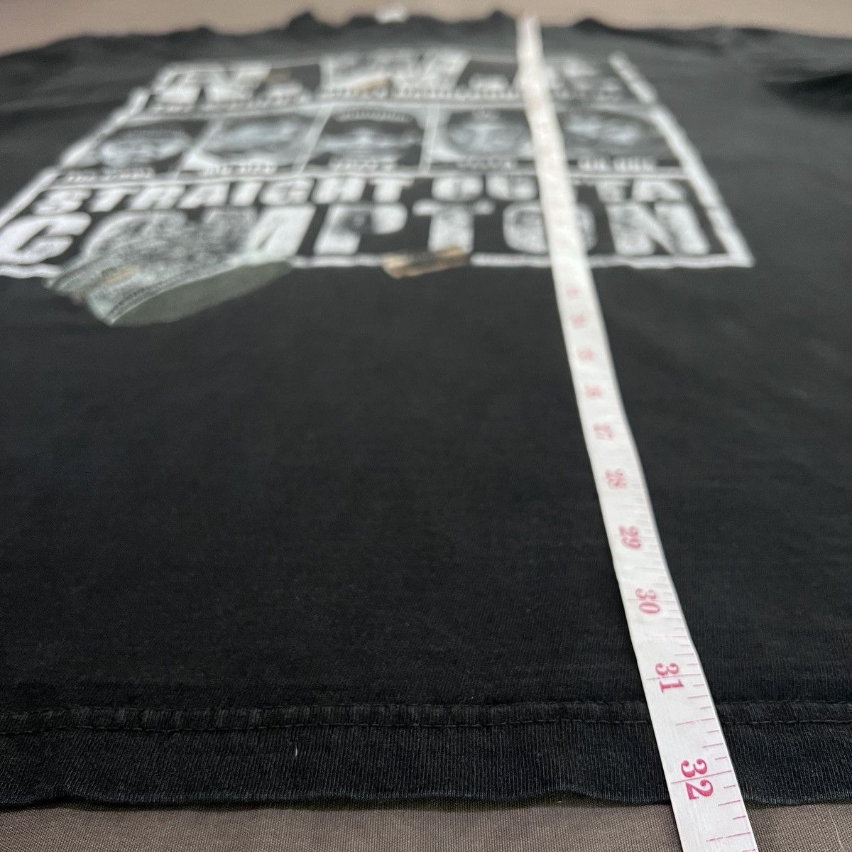 Rap Tees Vintage NWA IceCube MC Ren Eazy-E DJ Yella Dr. Dre FADED 2XL Size US XXL / EU 58 / 5 - 11 Thumbnail