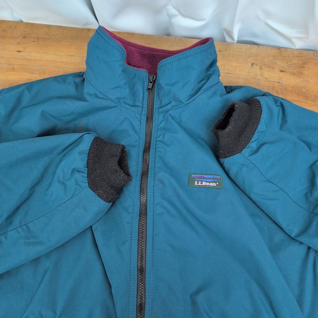 L.L. Bean × Vintage Vintage LL Bean Fleece Lined Warm-up Jacket Size US XL / EU 56 / 4 - 3 Thumbnail
