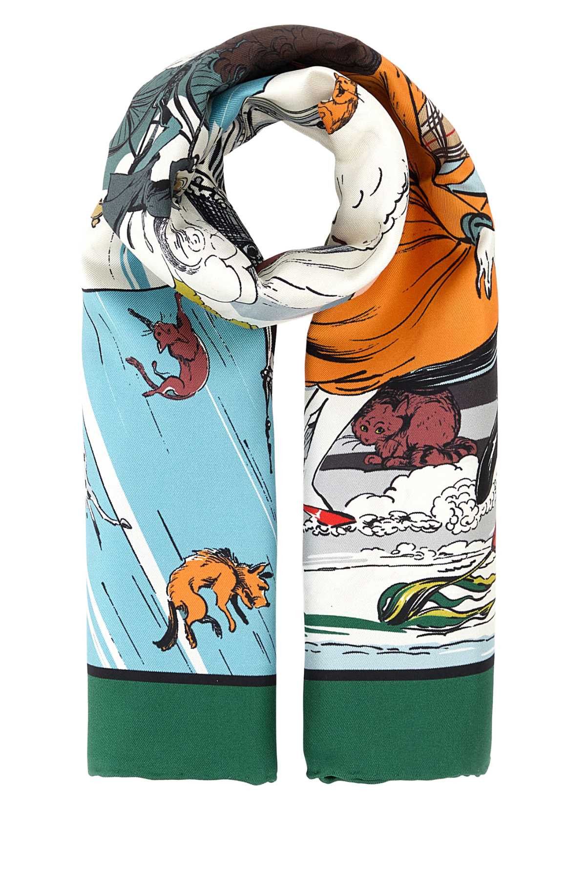 Printed Silk Foulard