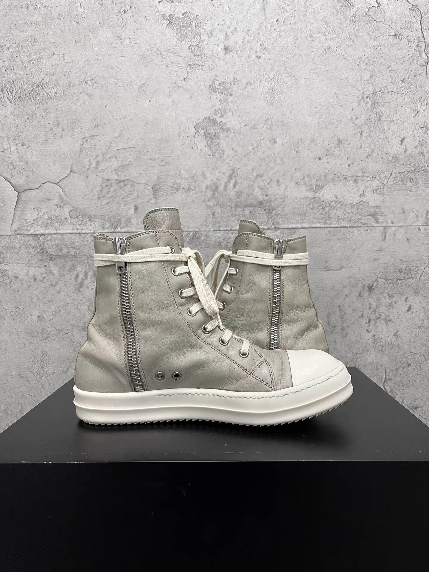 Rick Owens Rick Owens Mainline Leather Big Converse K34 Size US 7 / EU 40 - 4 Thumbnail