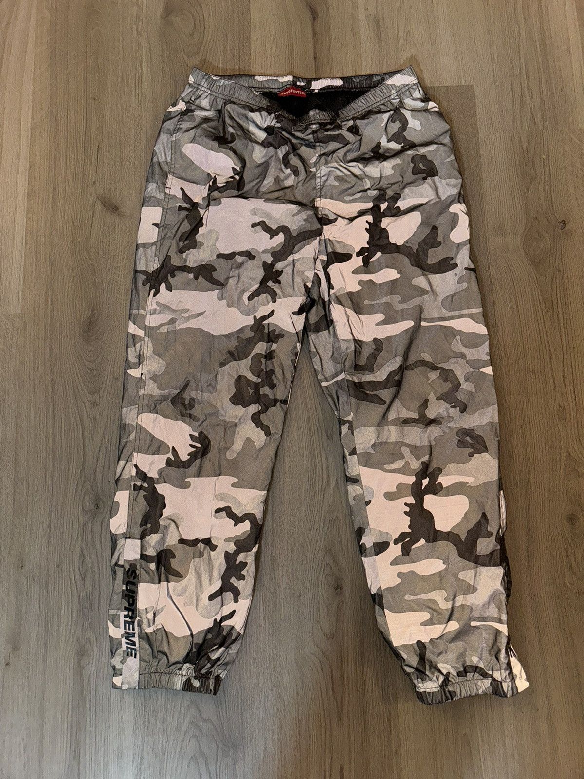 Supreme Supreme Reflective Camo Warm Up Pants | Grailed