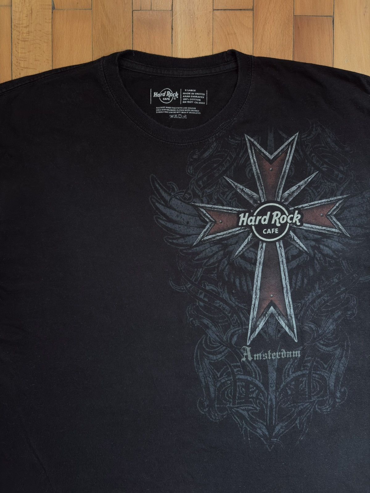 Hard Rock Cafe Vintage Hard Rock Cafe Y2K Amsterdam T-Shirt Size US XL / EU 56 / 4 - 2 Thumbnail