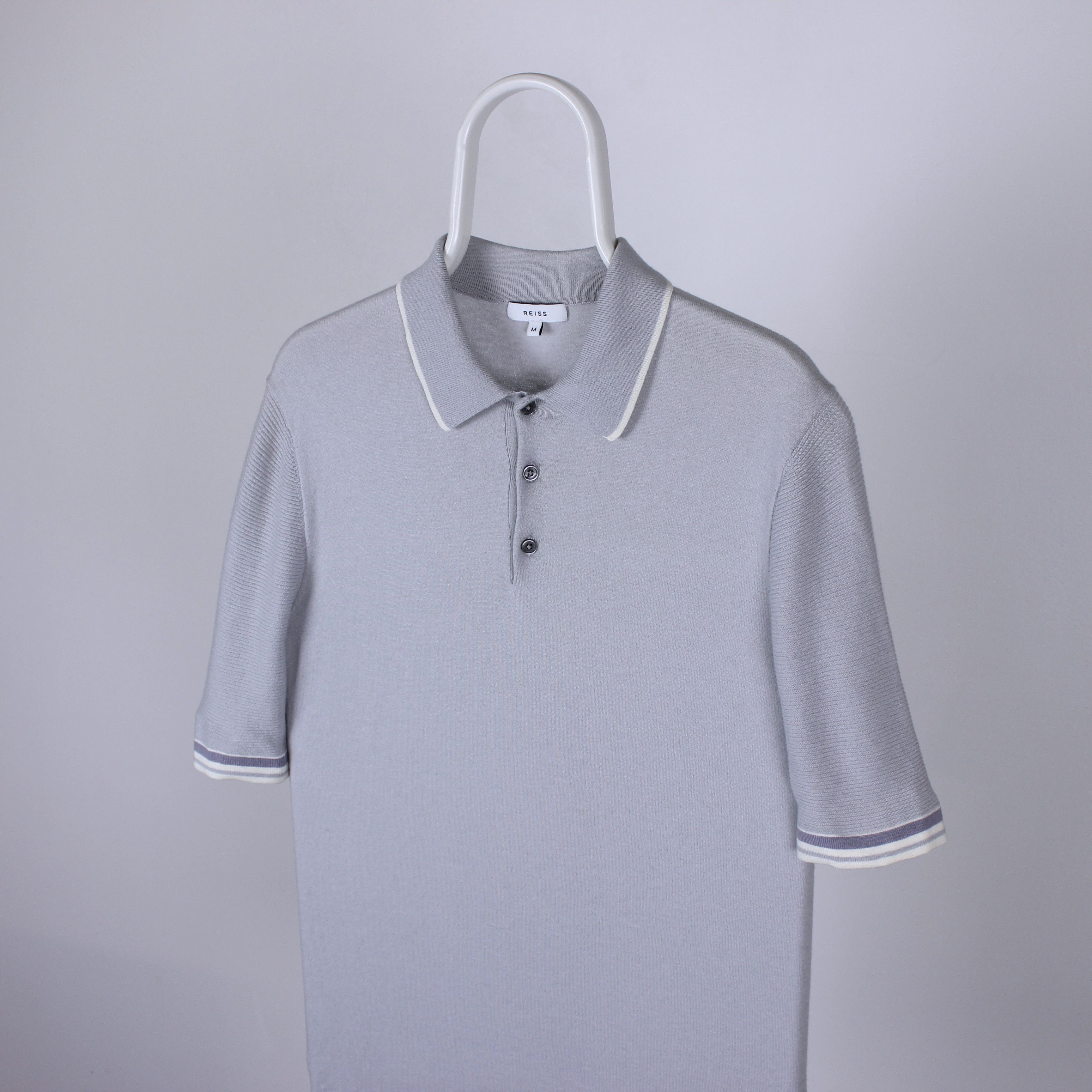 Reiss Reiss polo shirt men M gray light Size US M / EU 48-50 / 2 - 1 Thumbnail