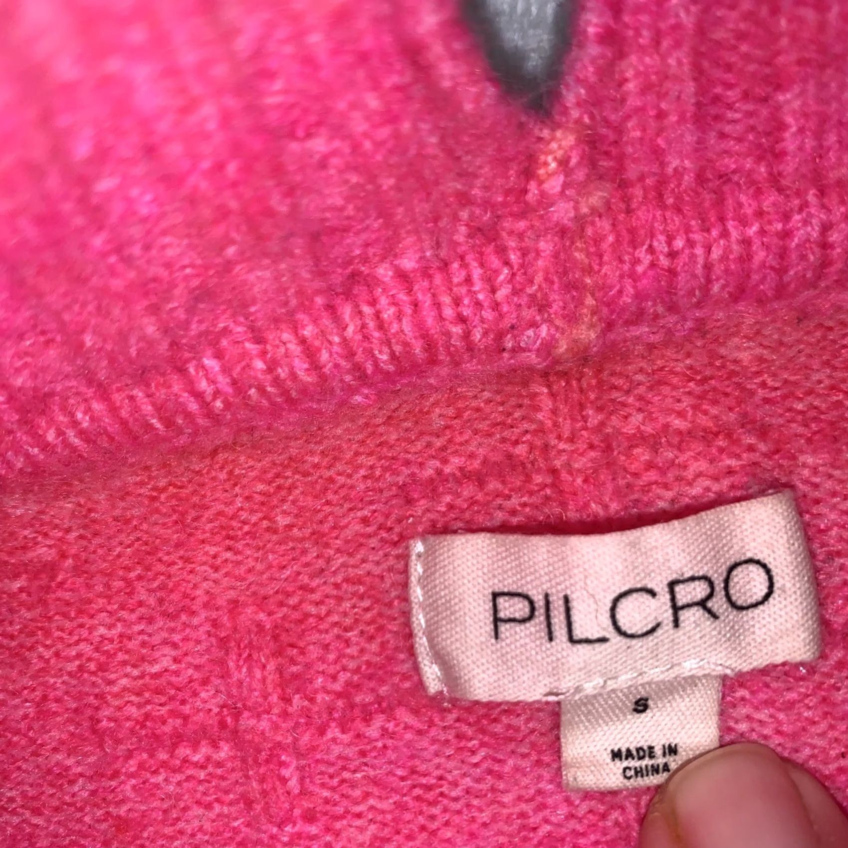 Anthropologie Anthropologie Pilcro Sweater S Pink Mock Neck Cropped Boho Hippie Gradient Ombre Womens Size S / US 4 / IT 40 - 4 Thumbnail