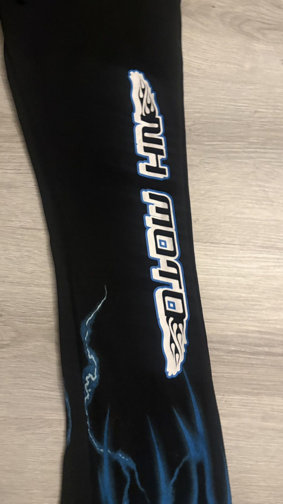 Ninth Hall Black and blue ninth hall fire sweats Size US 30 / EU 46 - 2 Thumbnail