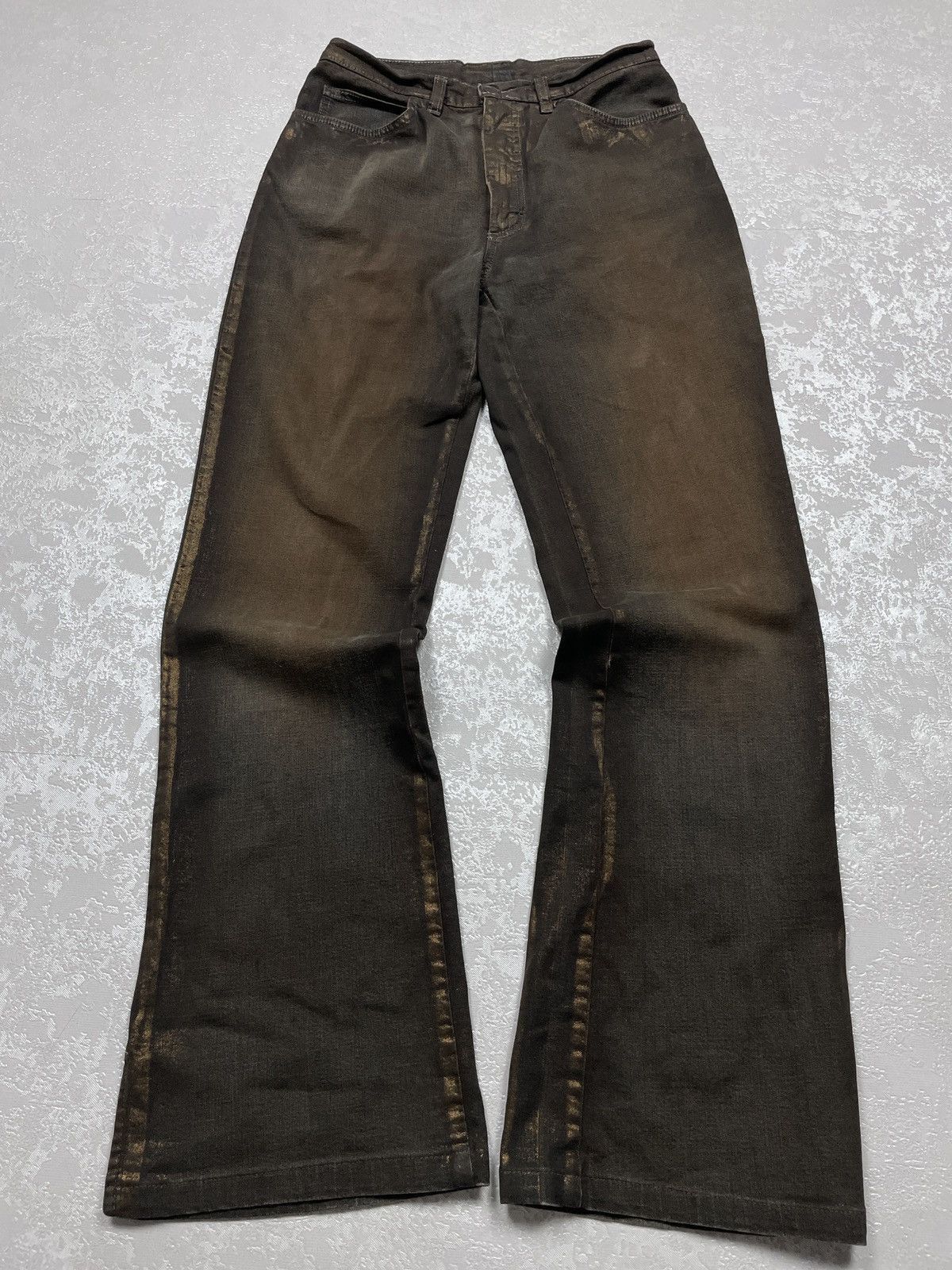 Archive Y2K LGB If Six Was Nine Style Flared Black Denim ltx 