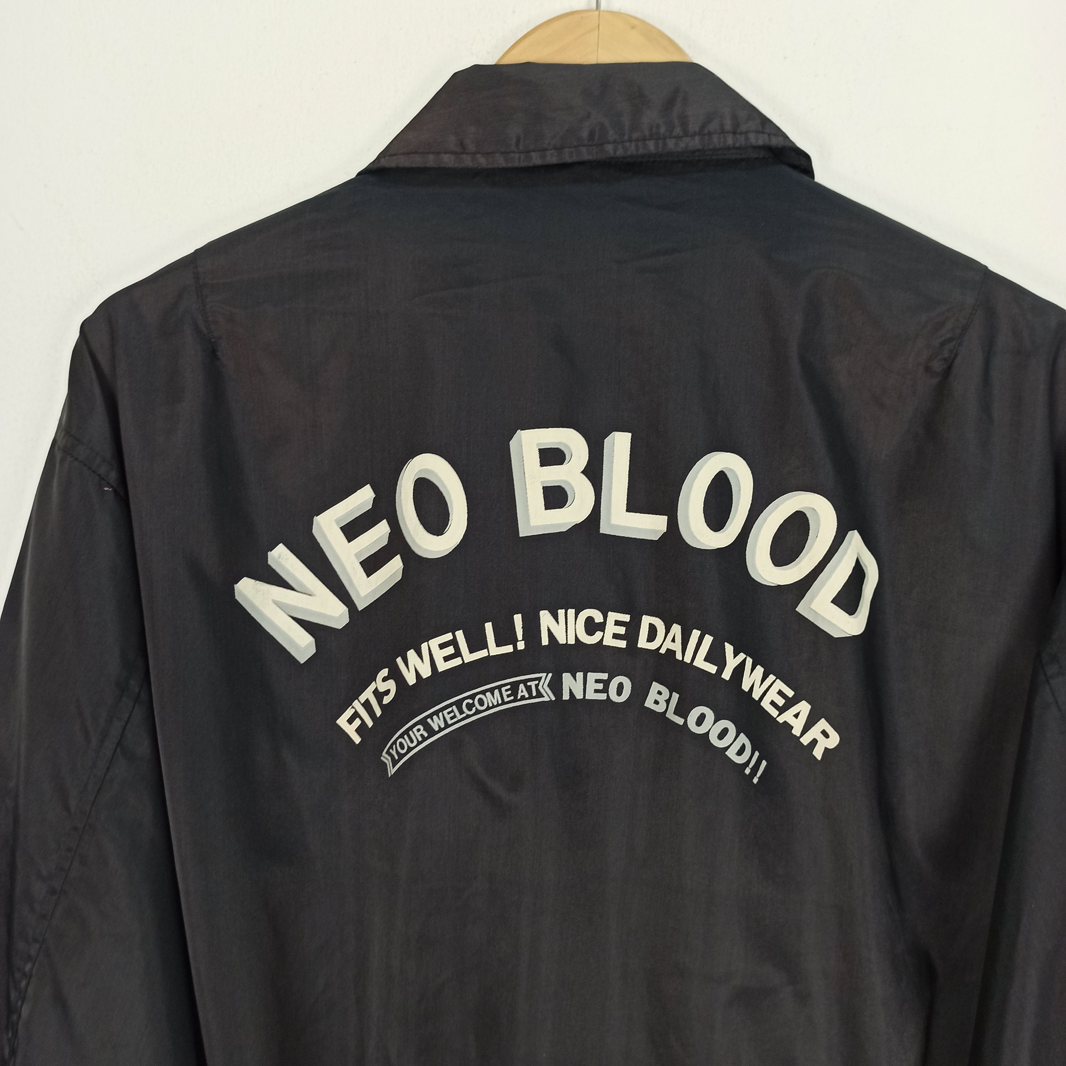 Japanese Brand Vintage Neo Blood Bombers Jacket Size US L / EU 52-54 / 3 - 9 Thumbnail