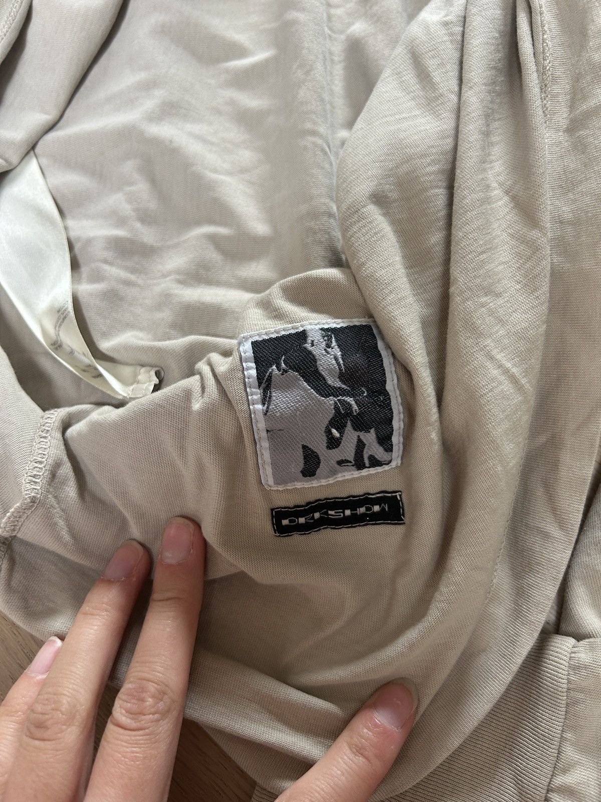 Rick Owens Drkshdw Rick Owens drkshdw Hustler T Shirt in Pearl Size US L / EU 52-54 / 3 - 7 Thumbnail