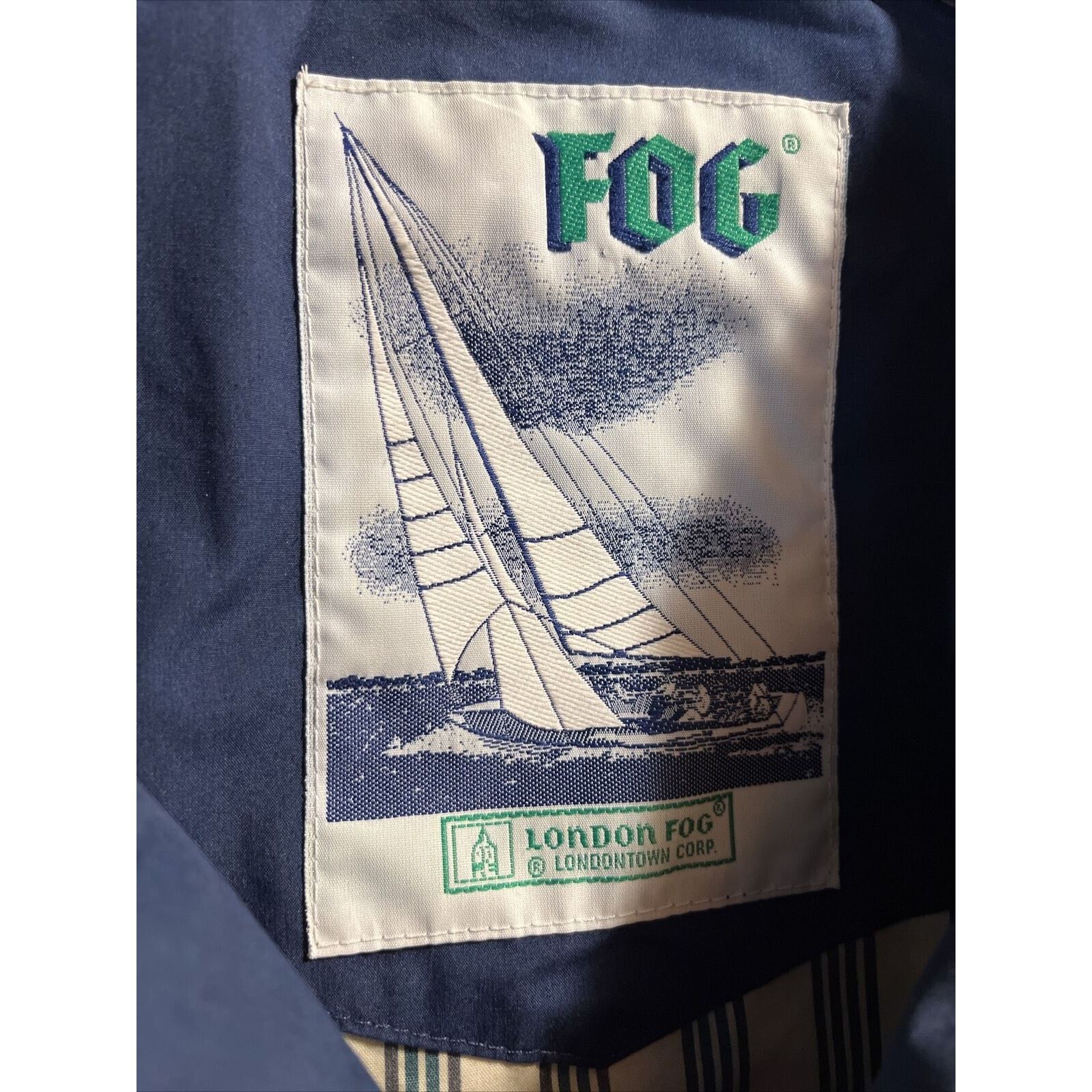 London Fog London Fog Vintage Men’s L Gray Full Zip Windbreaker Jacket Size US L / EU 52-54 / 3 - 3 Thumbnail