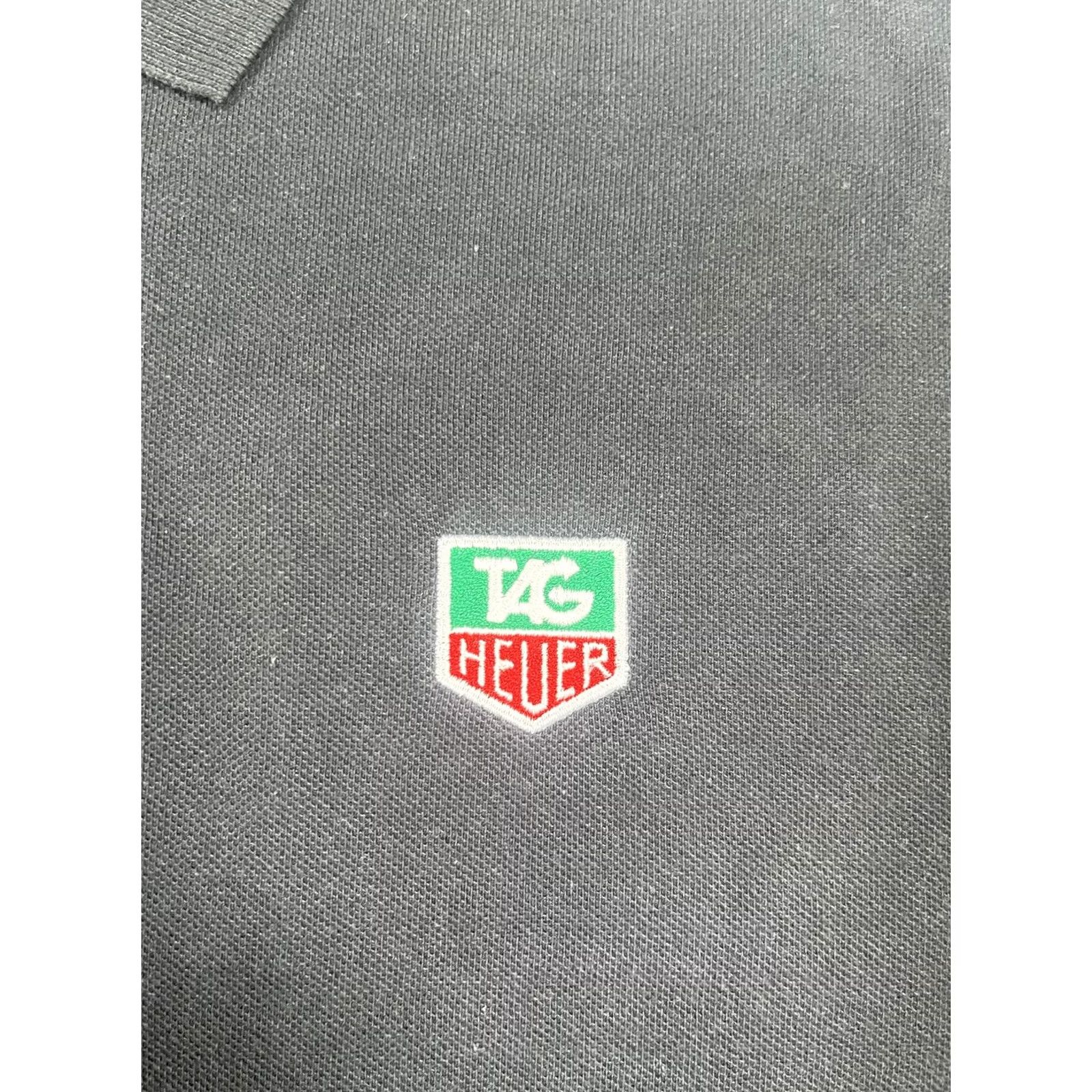 Tag Heuer TAG Heuer Polo Shirt Mens M Black Embroidered Logo Cotton Casual Golf Shirt Size US M / EU 48-50 / 2 - 4 Thumbnail