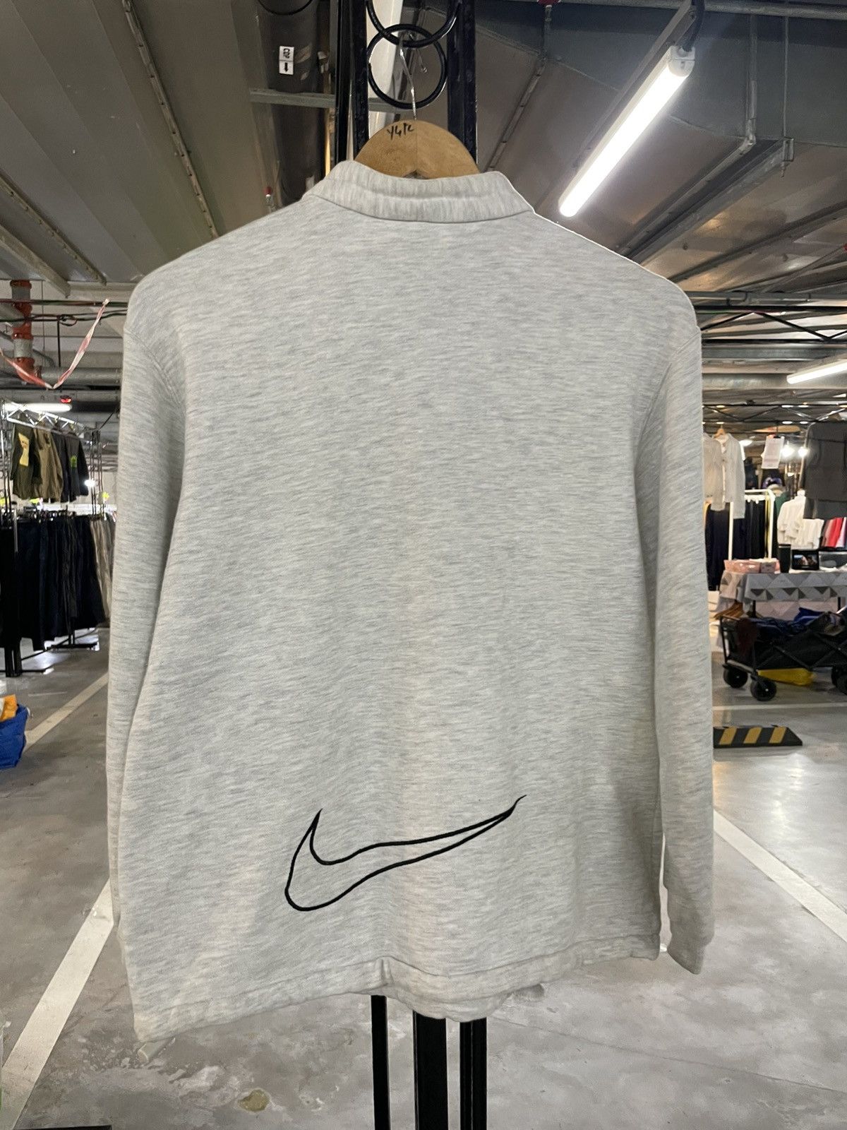 Nike 🔥VINTAGE🔥NIKE HALF ZIPPER CENTER AND BACKHIT Size US XL / EU 56 / 4 - 2 Thumbnail