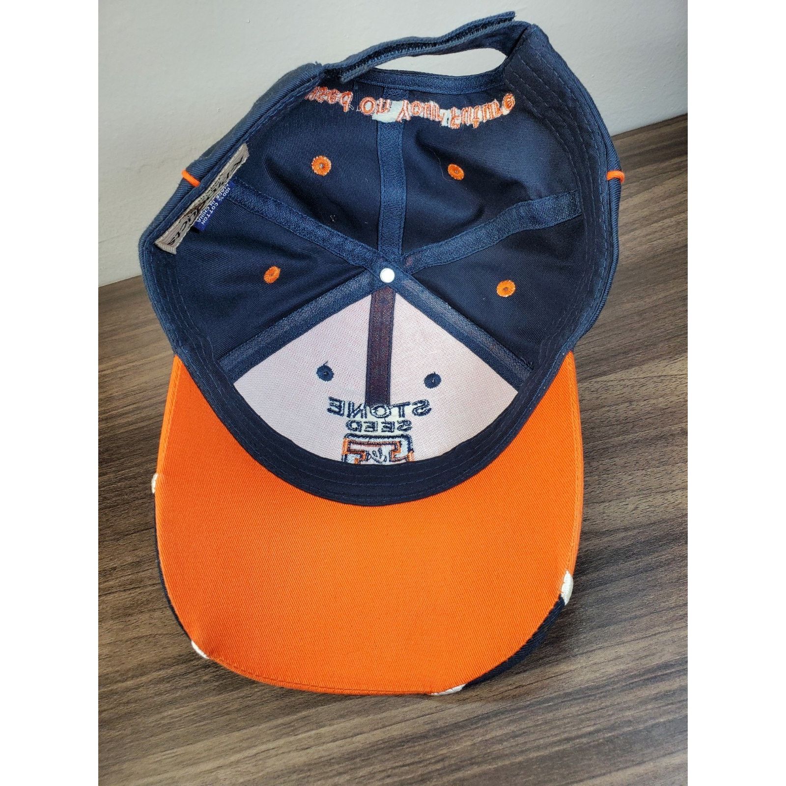 NCAA Illinois Fightin Illini STONE SEED GROUP Hat Farming Ag Size ONE SIZE - 10 Thumbnail
