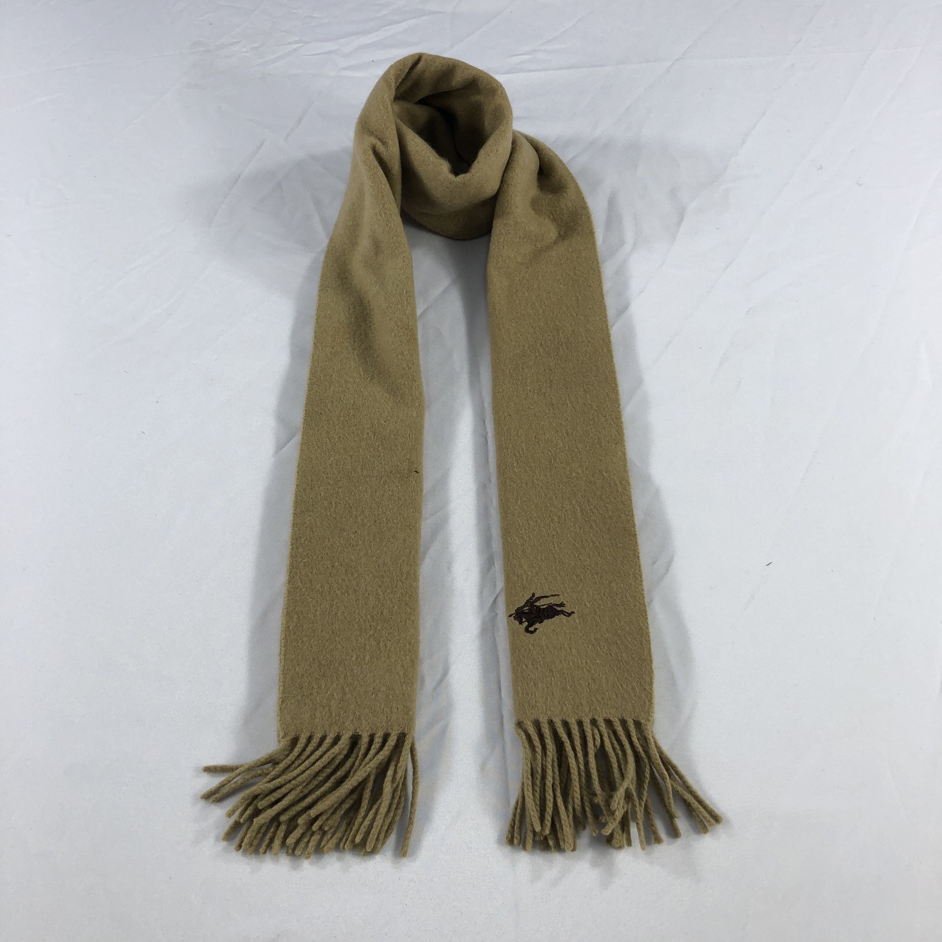image of Burberrys Pure Cashmere Plain Scarf Muffler V924, Men's