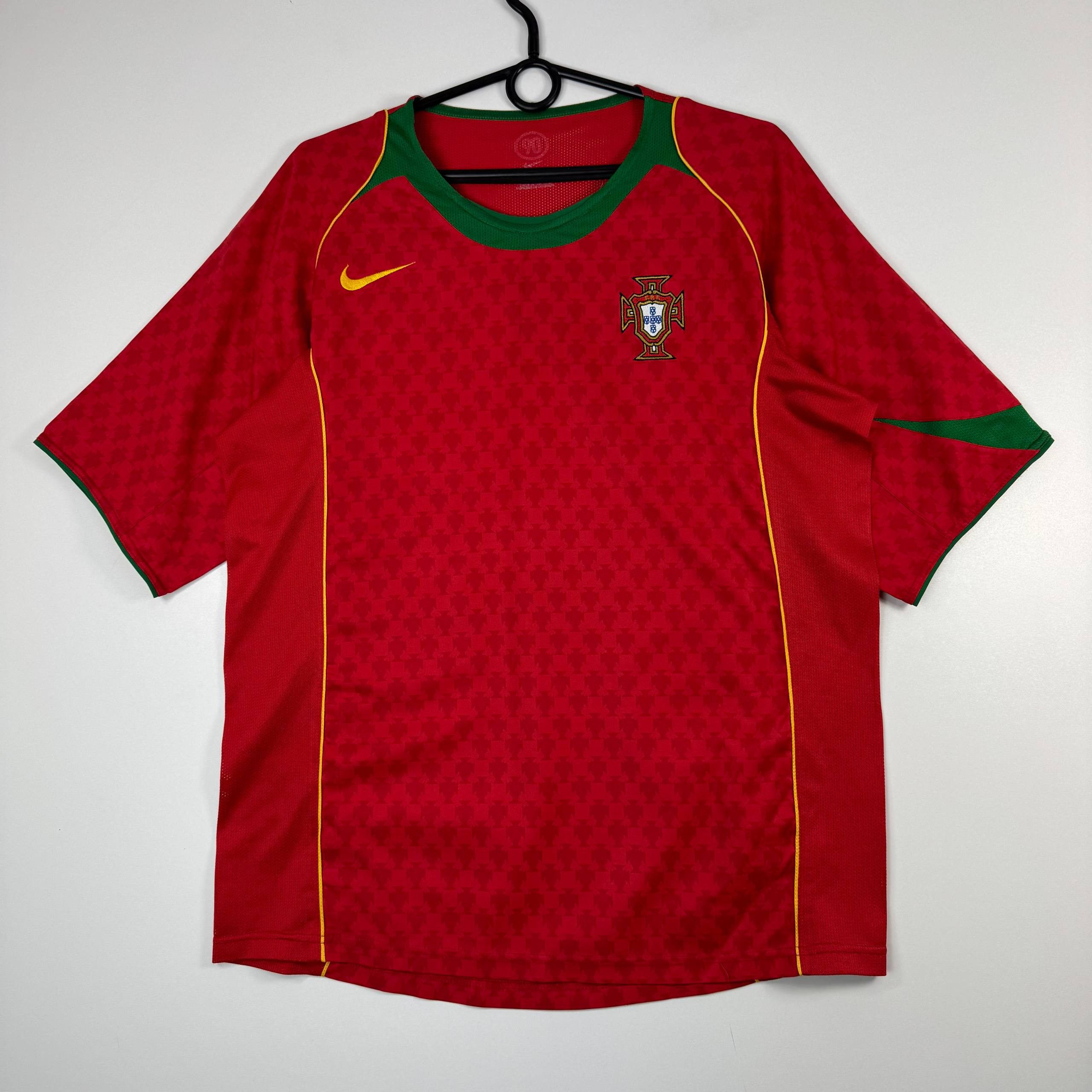 Nike Nike Portugal Home Football Shirt Red Soccer Men Size L Size US L / EU 52-54 / 3 - 1 Thumbnail