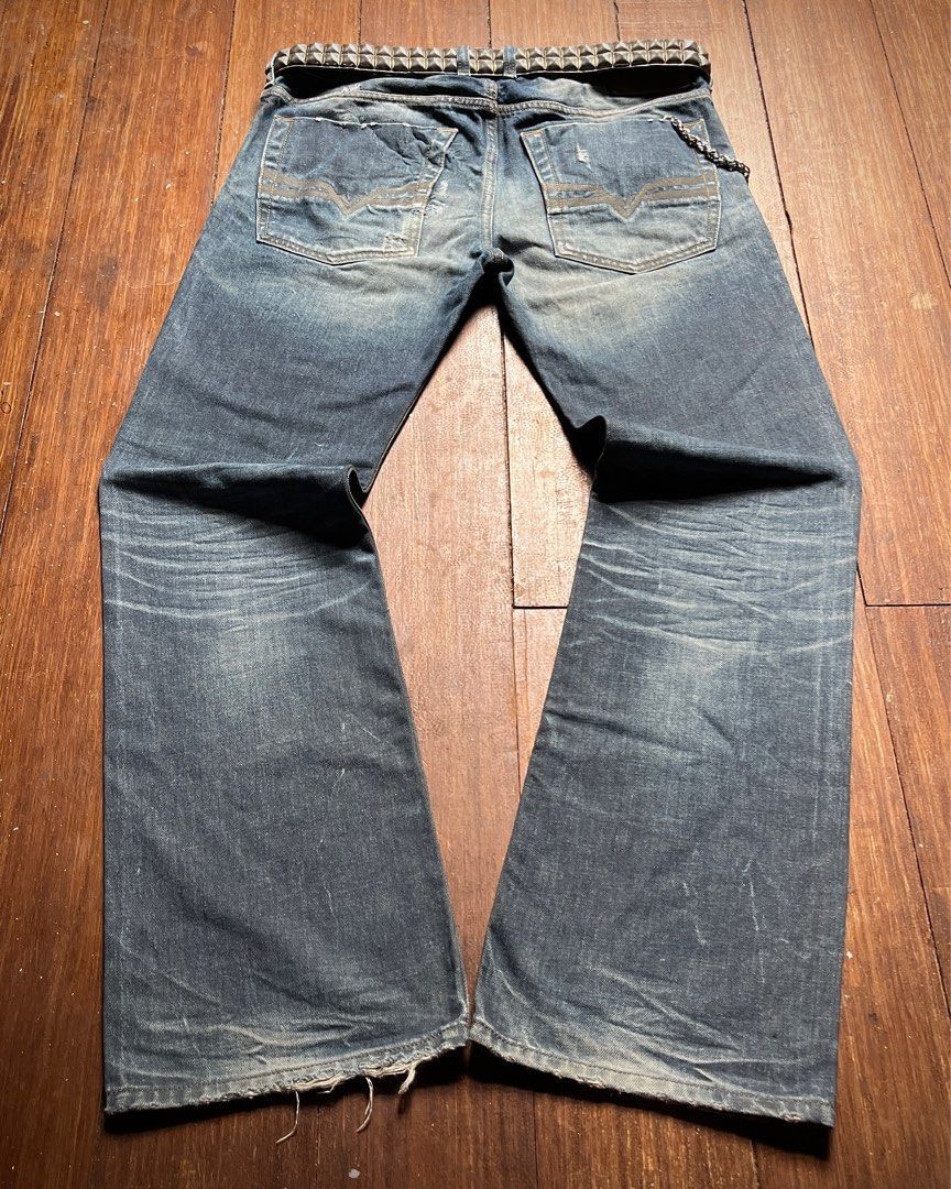 Diesel × Vintage Vintage Diesel washing fading denim Size US 34 / EU 50 - 3 Thumbnail
