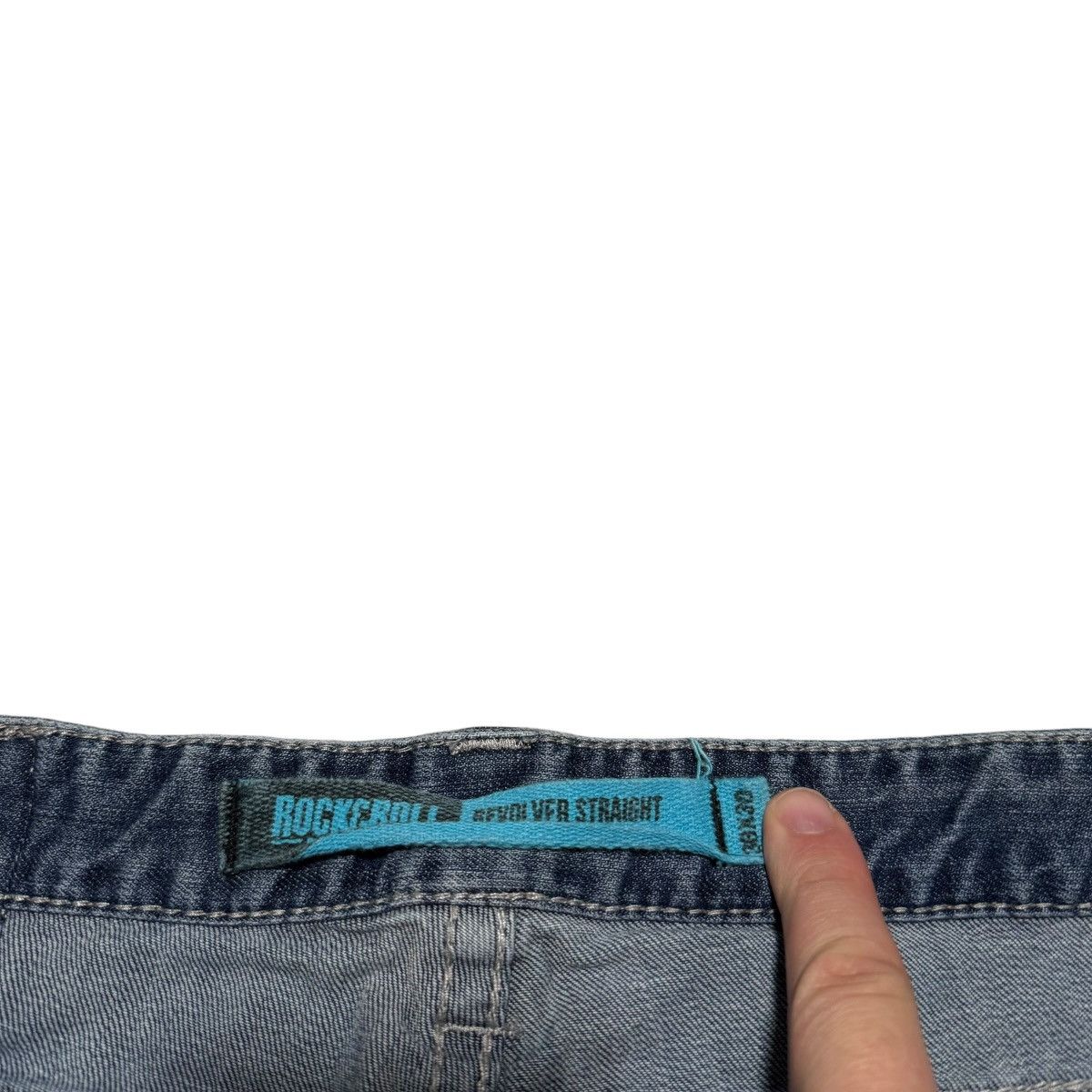 Other Rock & Roll Cowboy Revolver Straight Jeans 37x27 Size US 37 - 4 Thumbnail