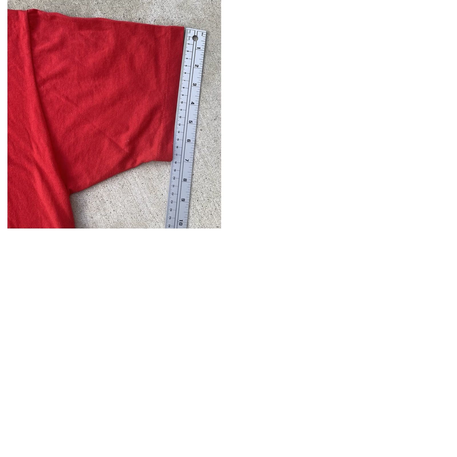 Vintage VINTAGE Russell Athletic By Reservation Only T Shirt Red L Mens 80s 90s Graphic Print Short Sleeve Crew Neck Size US L / EU 52-54 / 3 - 12 Thumbnail