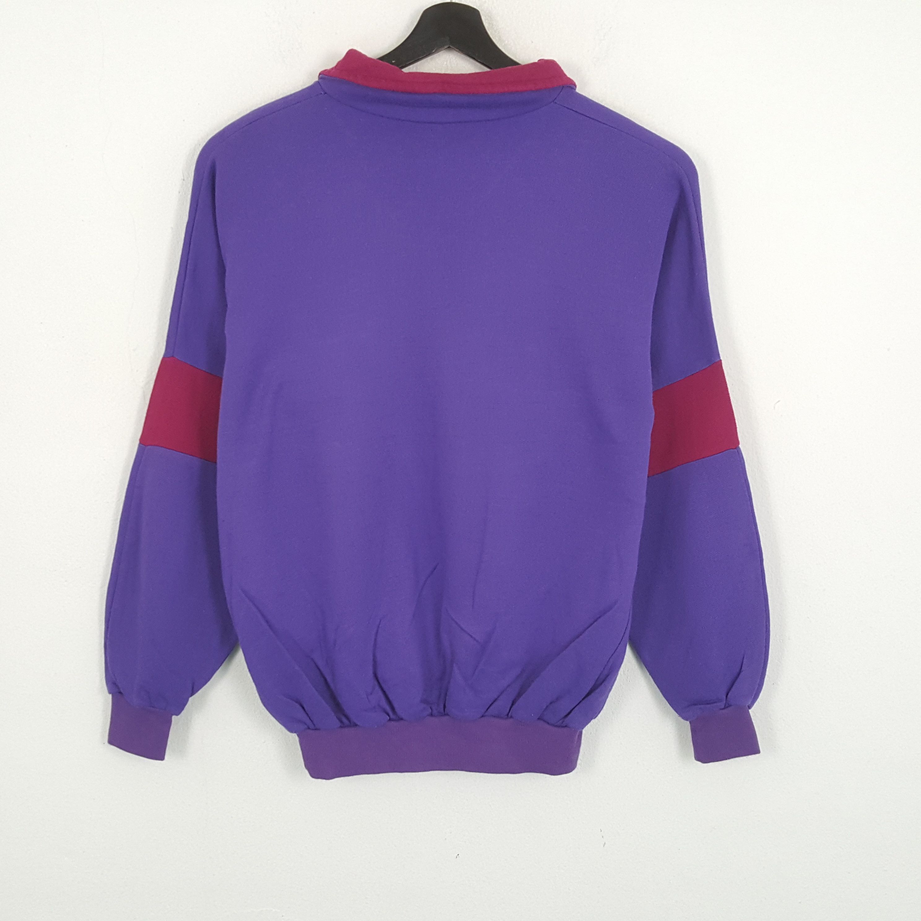Vintage BLUE OCEAN Collar Style Sweatshirt Size US L / EU 52-54 / 3 - 3 Thumbnail