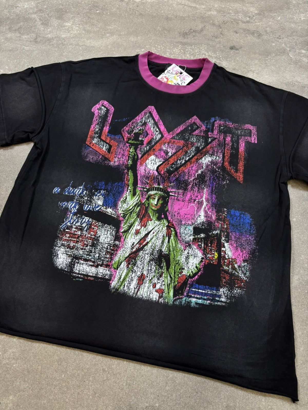 LOST INTRICACY Lost Intricacy Dark Torch T-Shirt, Black Size US L / EU 52-54 / 3 - 3 Thumbnail