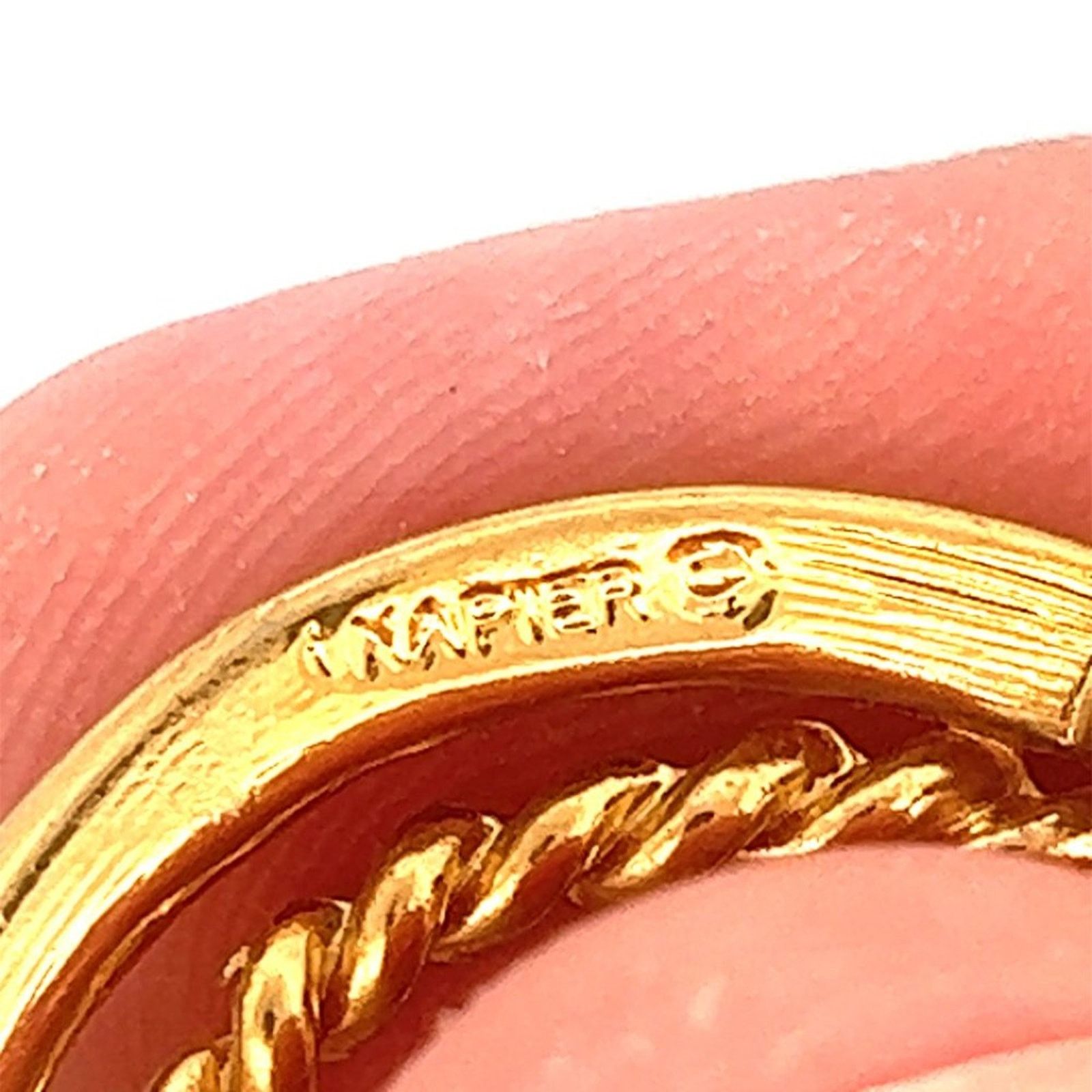 & Other Stories Vintage Signed Napier Twist Rope Heart Gold Tone Brooch Pin Size ONE SIZE - 3 Thumbnail