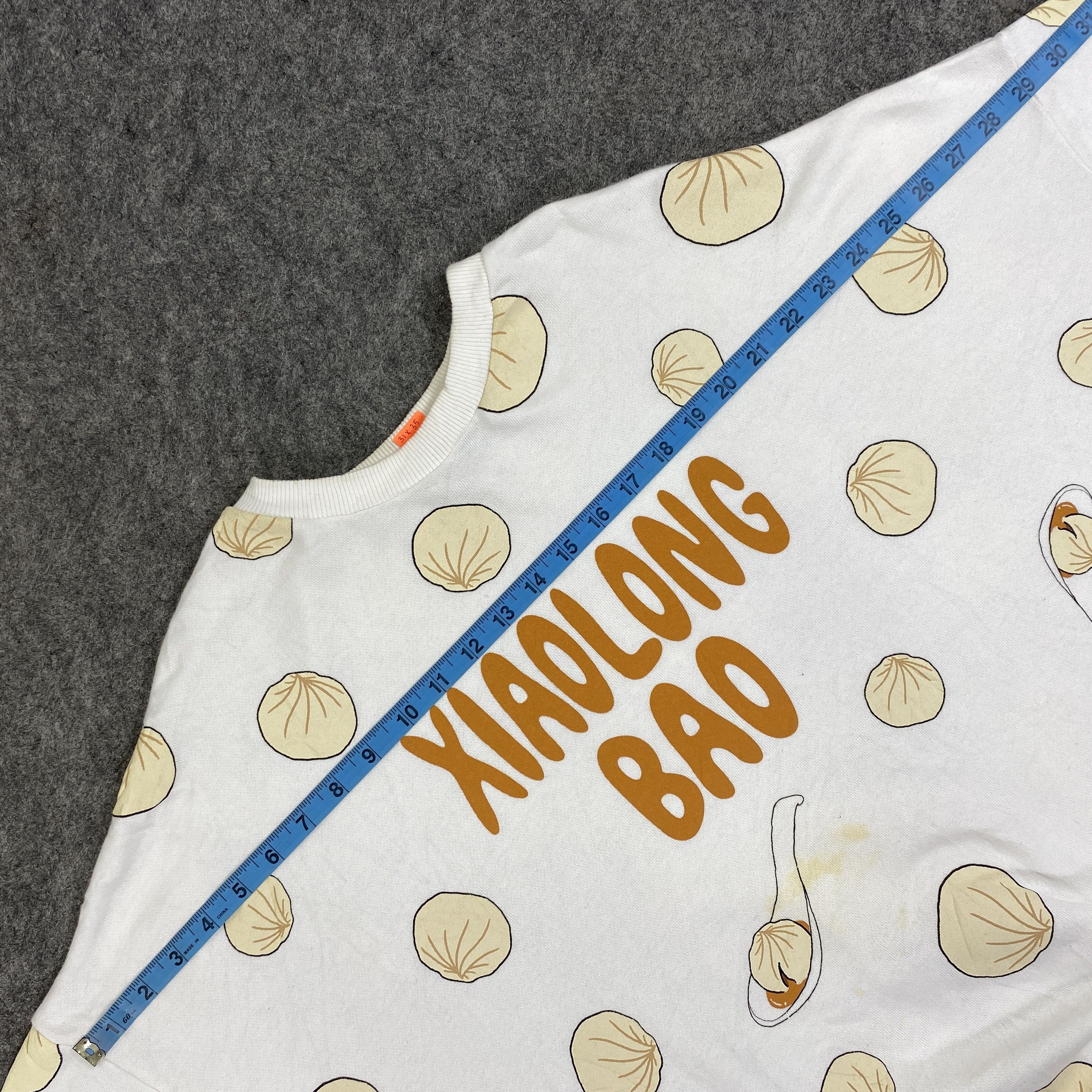 Japanese Brand Vintage Punyus Xiaolongbao City Full Print Sweatshirt- SW049 Size US XXL / EU 58 / 5 - 6 Thumbnail