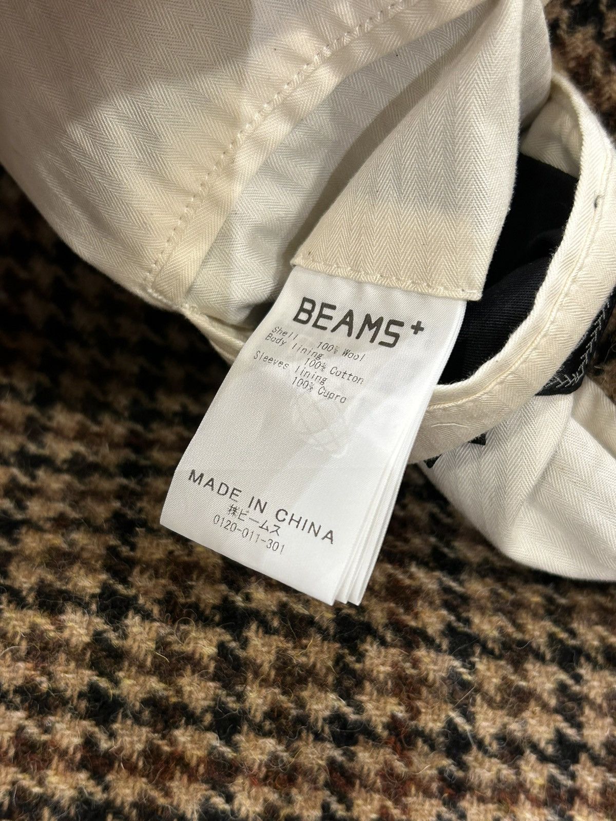 Beams Plus × Harris Tweed Beams Plus x Harris Tweed Balmacaan Size US L / EU 52-54 / 3 - 6 Thumbnail