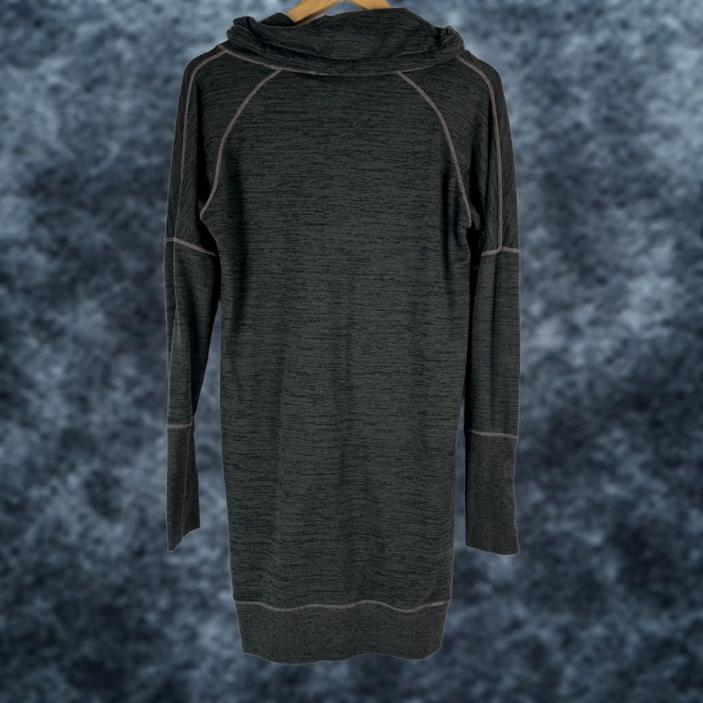 Athleta Athleta Women Dark Gray Heather Cowl Neck Pullover Hoodie Zipper Pocket M Size M / US 6-8 / IT 42-44 - 1 Thumbnail
