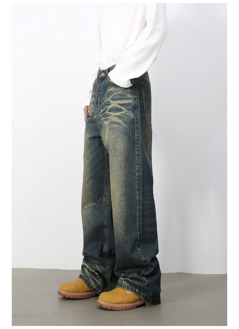 Japanese Brand Men's American retro distressed high street jeans Size US 32 / EU 48 - 3 Thumbnail