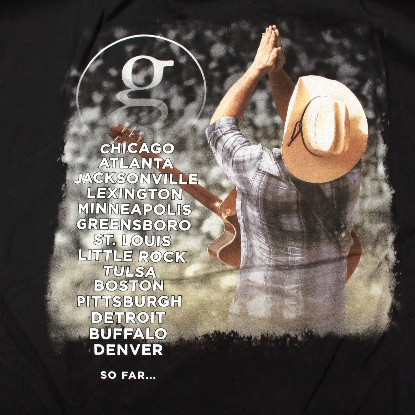 Hanes Garth Brooks World Tour 2014 - 2015 concert Shirt XL 90s y2k country singer Size US XL / EU 56 / 4 - 5 Thumbnail