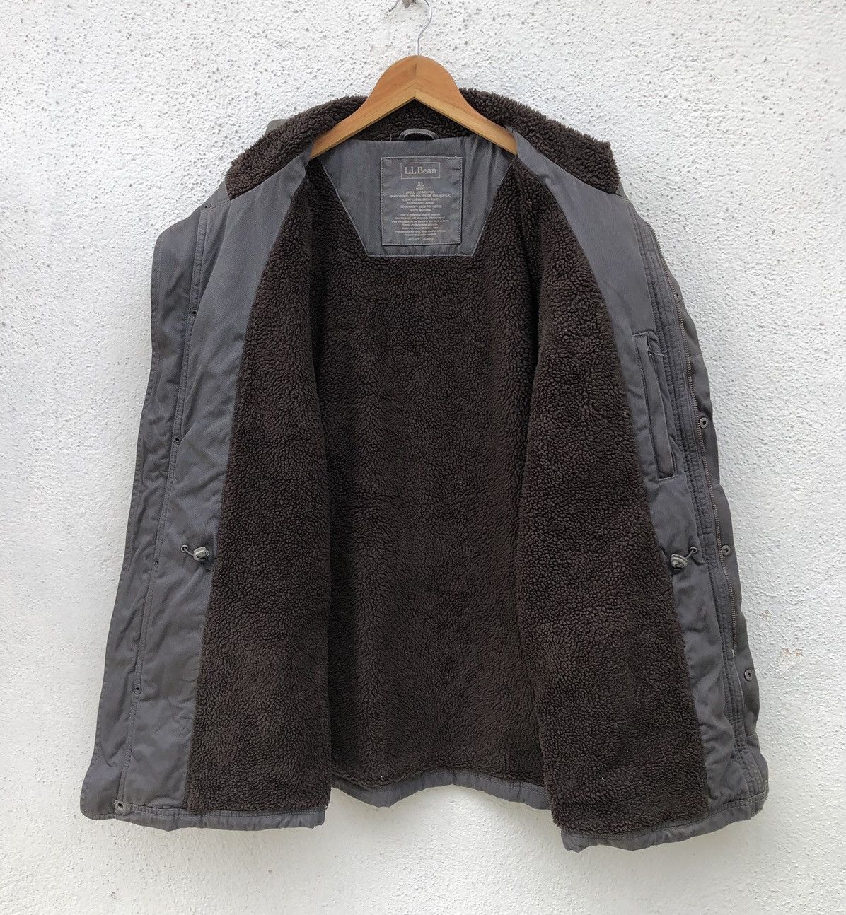 L.L. Bean VTG L.L.Bean Military Multipocket Lined Sherpa Coat Jacket Size US XL / EU 56 / 4 - 5 Thumbnail